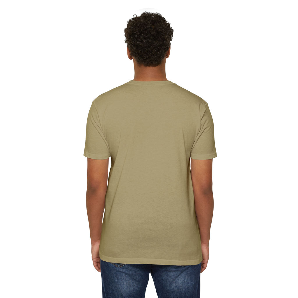 Plain crew neck T-shirt, olive tan