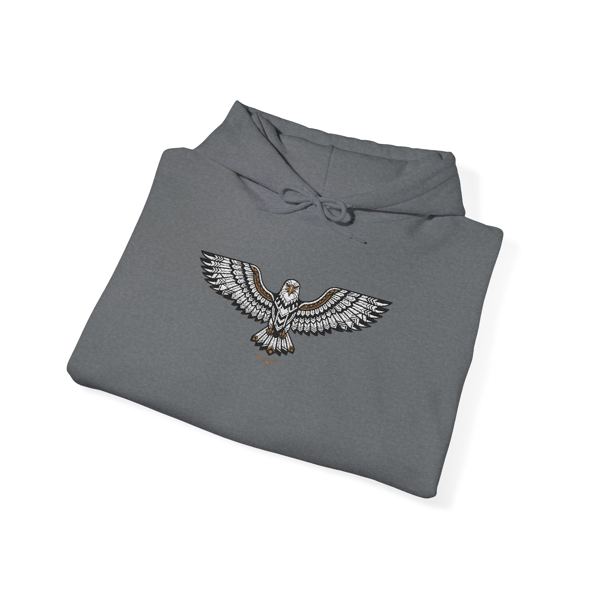 Rhinestone Eagle Hoodie | Sparkle Bird Chest Design, Unisex Embellished Sweatshirt, Eagle Gift Pullover