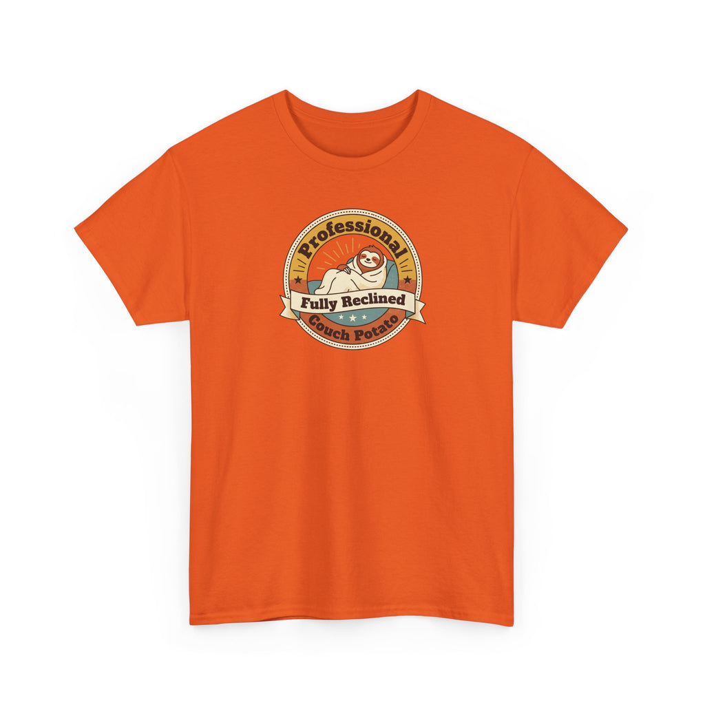 Professional Nap Club T-Shirt | Funny Couch Potato Sloth Graphic Tee