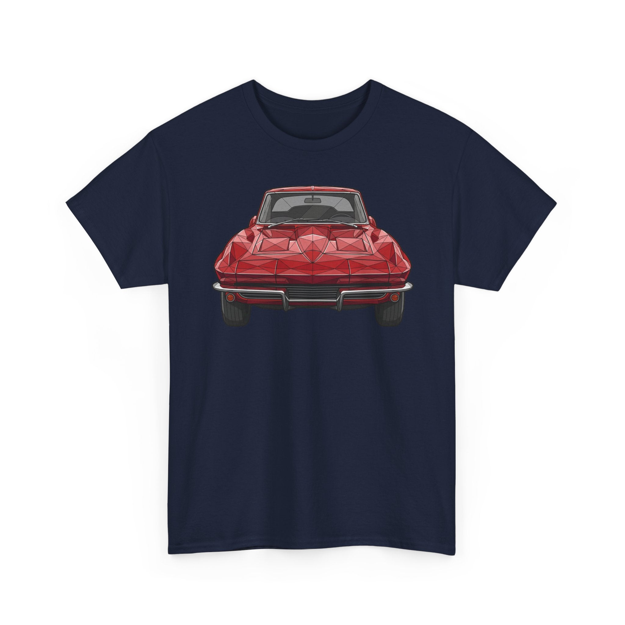 Retro Split Window Sports Coupe T-Shirt | Front and Rear View