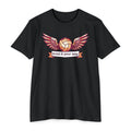 Custom Volleyball T-Shirt Personalized Winged Volleyball Banner Tee Add Your Name or Team Gift Unisex