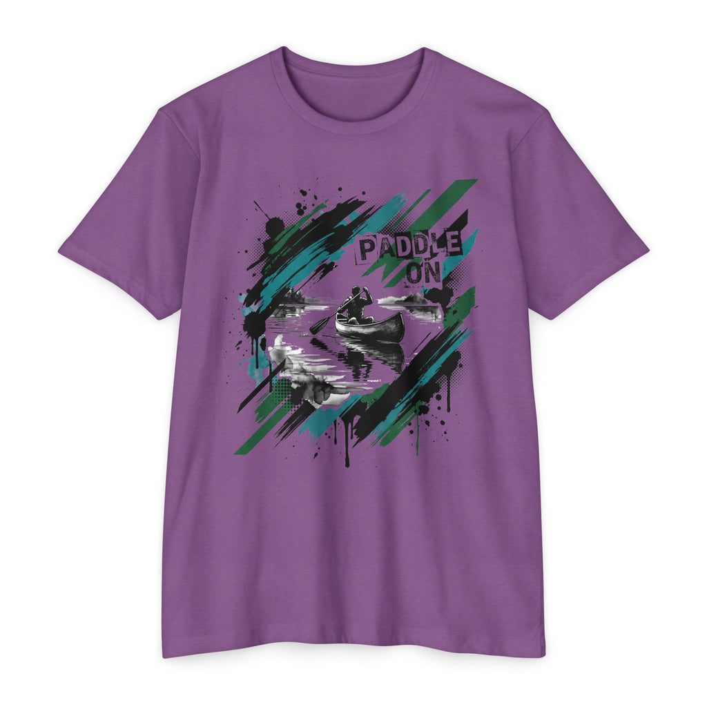 Kayaker T-Shirt Paddle On Kayaking Canoe Graphic Tee Water Sports Paddler Gift Outdoor Adventure Unisex