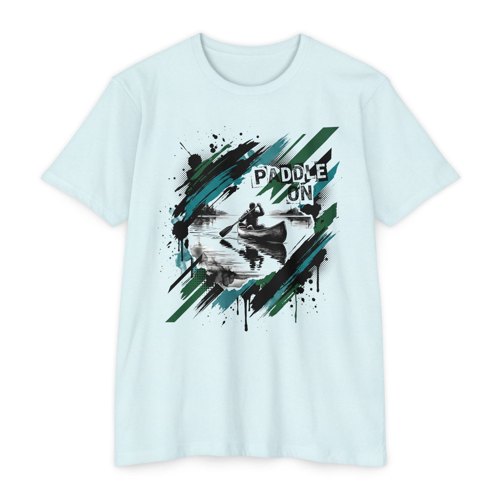 Kayaker T-Shirt Paddle On Kayaking Canoe Graphic Tee Water Sports Paddler Gift Outdoor Adventure Unisex
