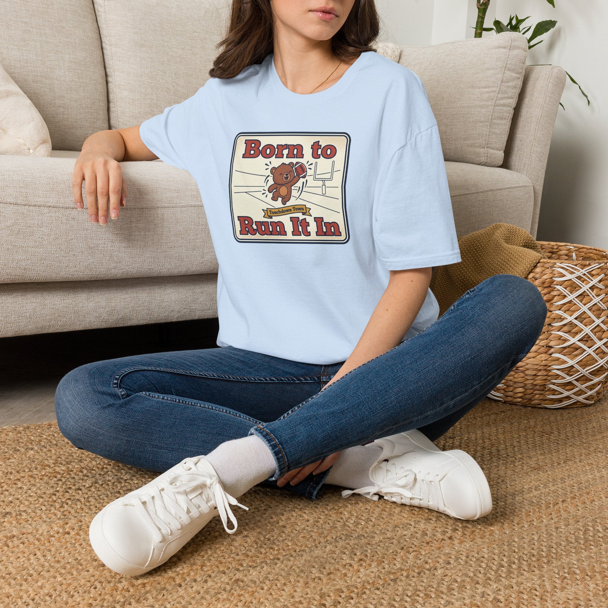 Funny Sports Bear T-Shirt | Cute Game Day Humor Graphic Tee