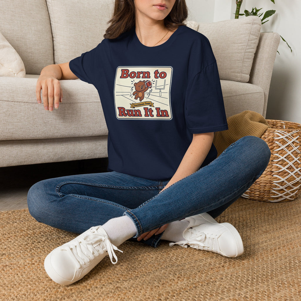 Funny Sports Bear T-Shirt | Cute Game Day Humor Graphic Tee