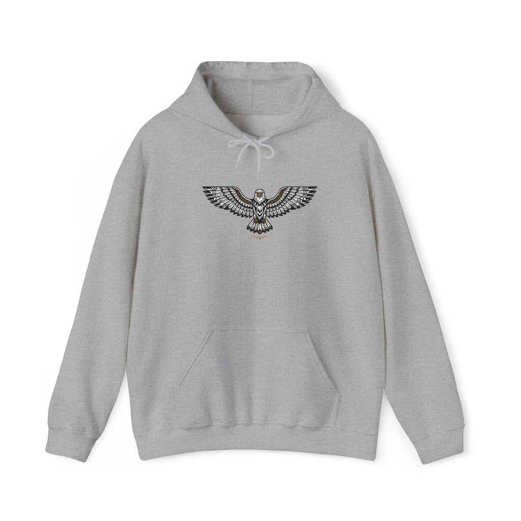 Rhinestone Eagle Hoodie | Sparkle Bird Chest Design, Unisex Embellished Sweatshirt, Eagle Gift Pullover