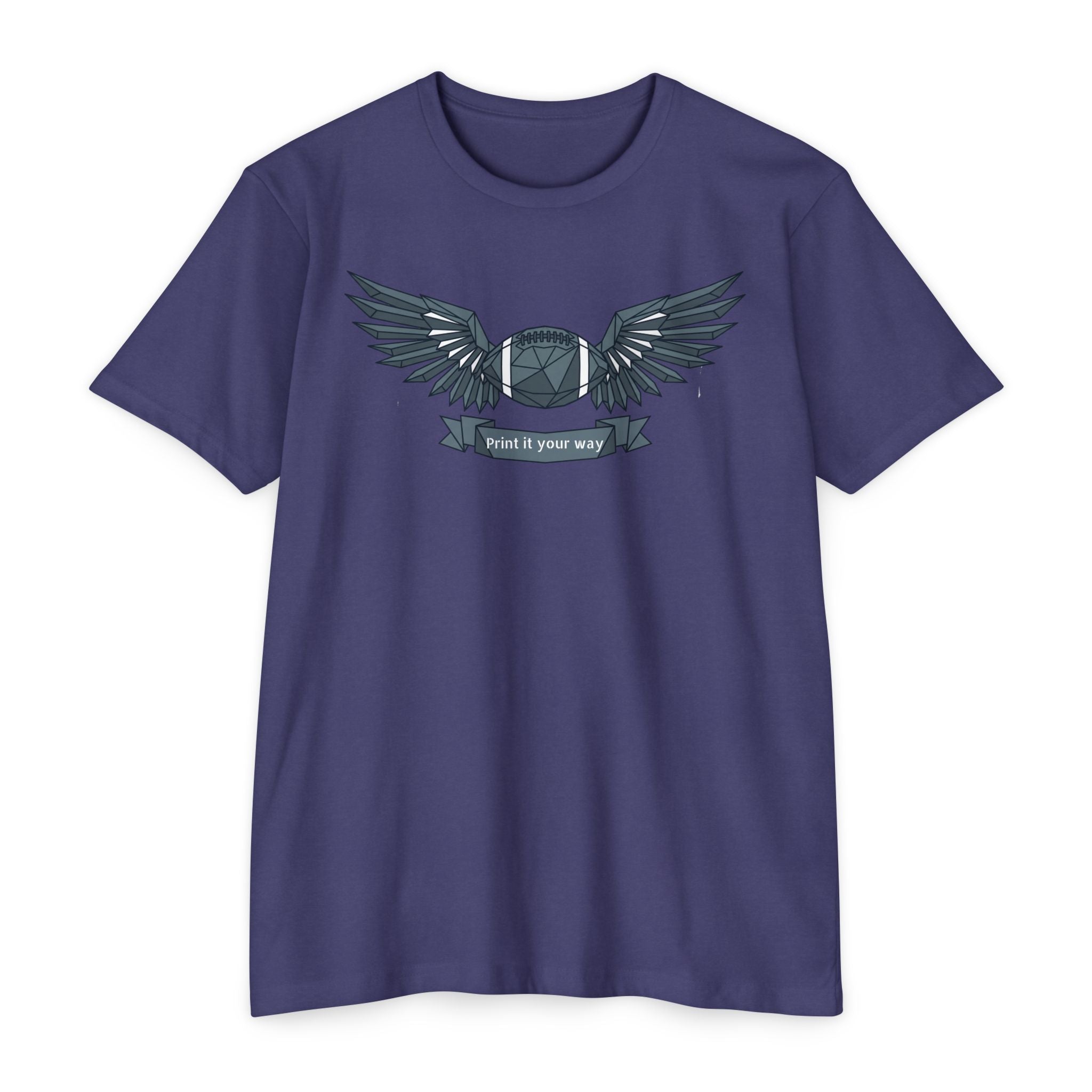 Custom Camera T-Shirt Personalized Winged Camera Emblem Tee Add Your Name or Motto Photographer Gift