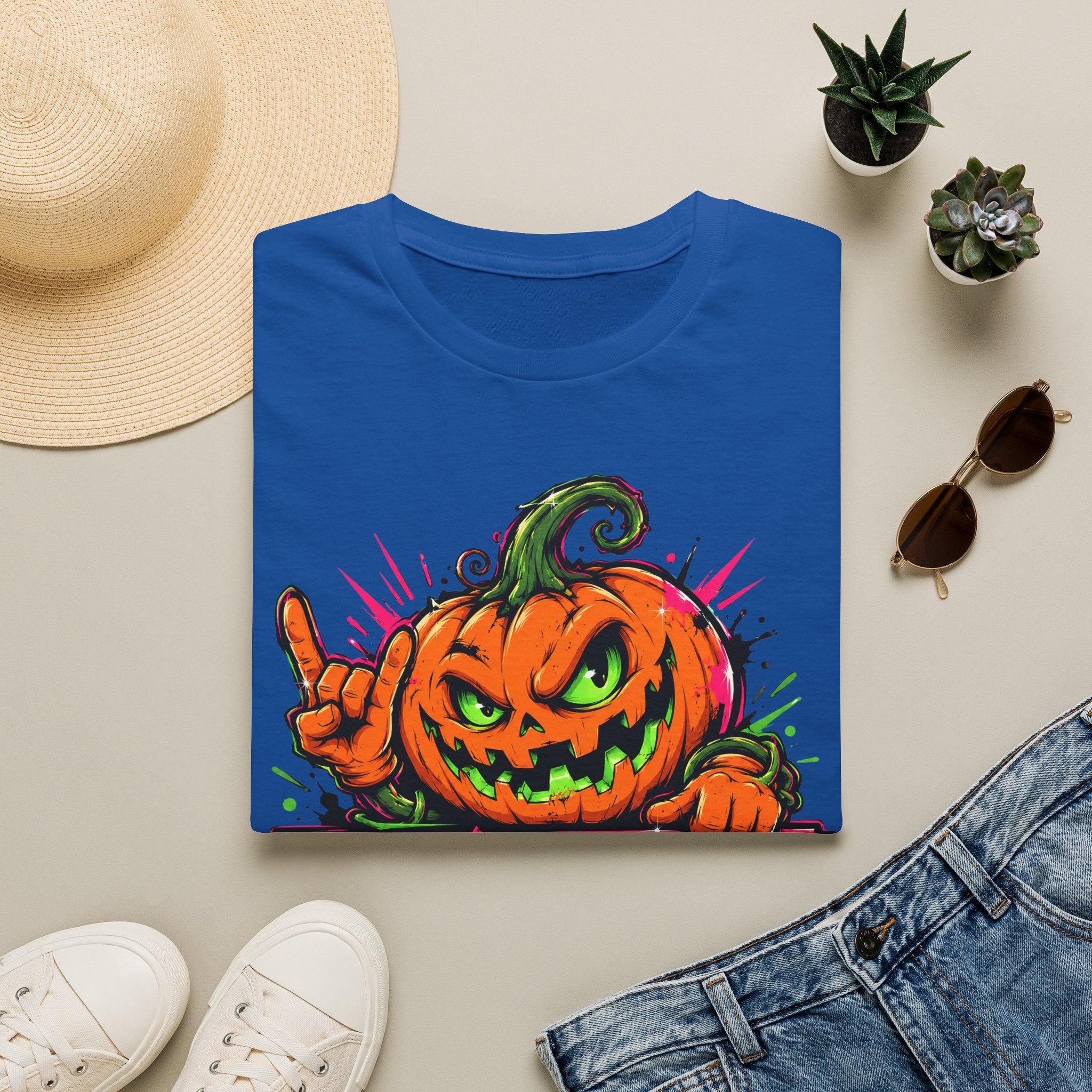 Spooky Season Pumpkin Jack-O-Lantern T-Shirt | Halloween Graphic Tee | Fall Vibes Shirt | Trick or Treat Tee | Pumpkin Lover Gift
