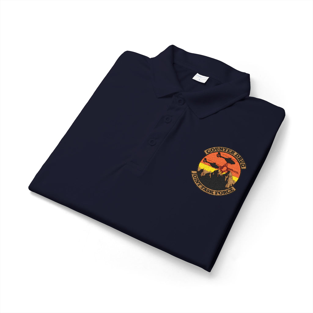 NM CDS - Sunset Surf Polo Shirt — Embroidered Logo 100% polyester