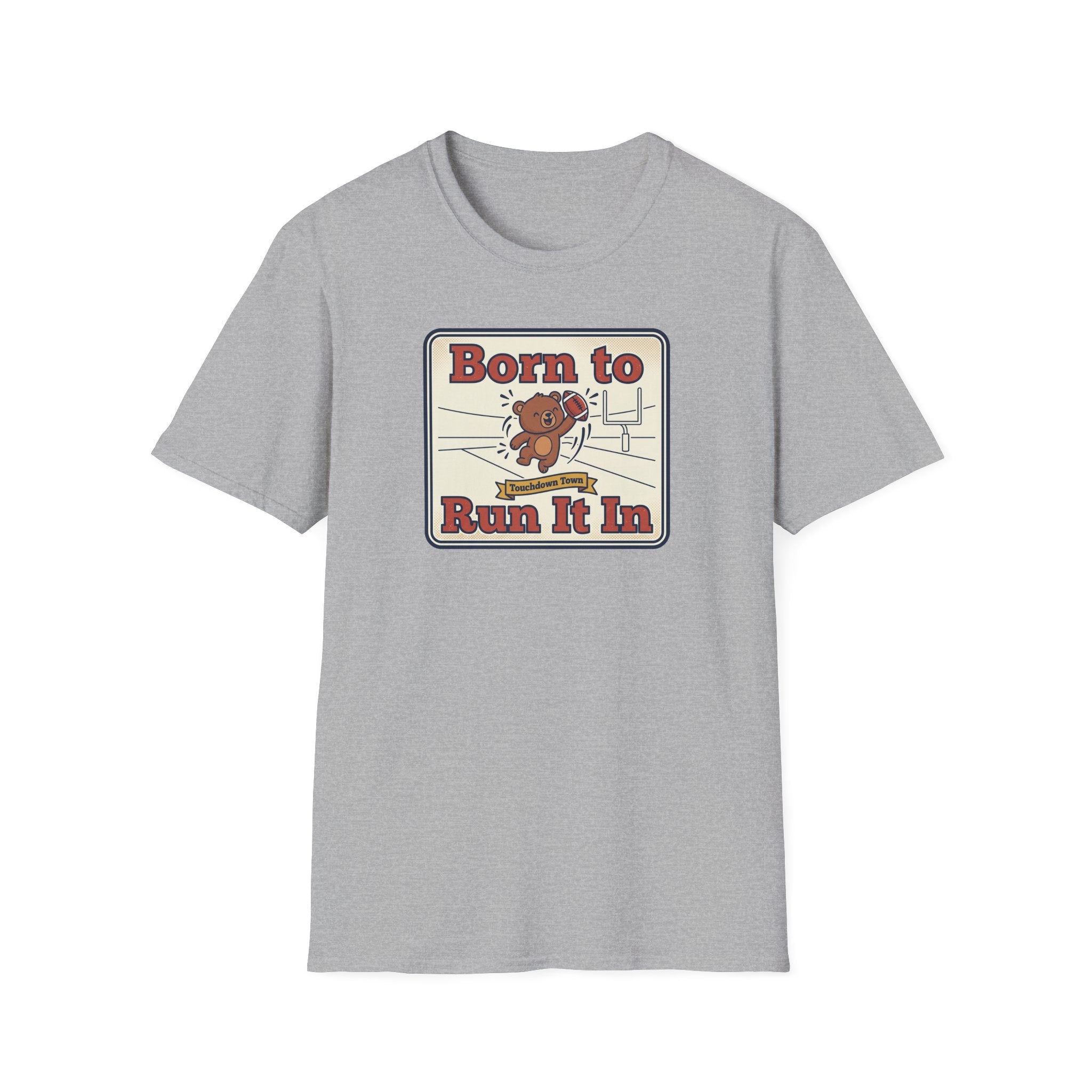 Funny Sports Bear T-Shirt | Cute Game Day Humor Graphic Tee