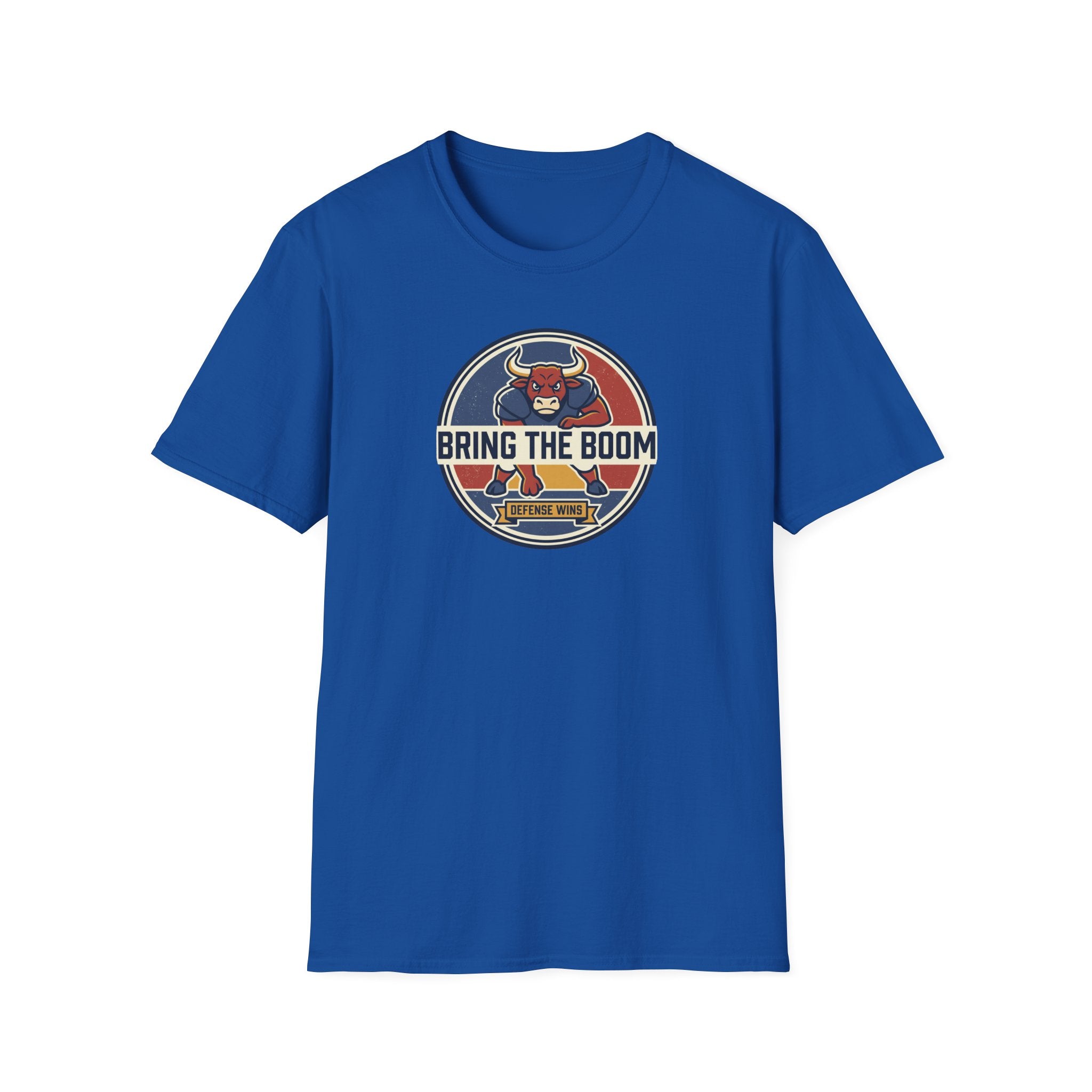 Bull Mascot T-Shirt | Vintage Sports Team Spirit Graphic Tee