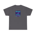 Glowing With Rage tee | Neon Skull Shield design