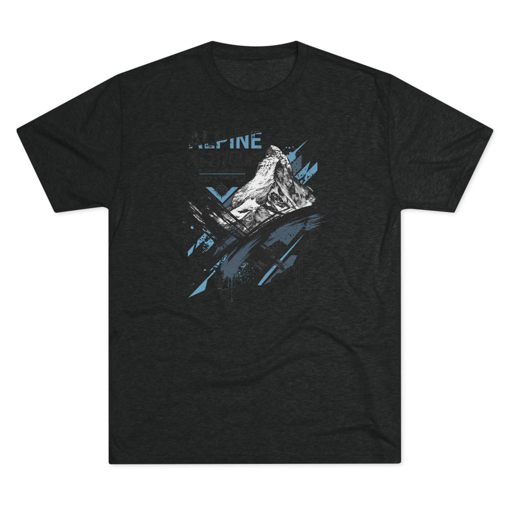 Alpine Altitude T-Shirt Mountain Peak Illustration Graphic Tee Hiking Gift Outdoor Nature Adventure Unisex