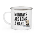 Funny Monday Mug Mondays Are Long & Hard | Sarcastic Coffee Mug | Work Humor Gift | Office Coworker Gift | Novelty 11oz Ceramic Mug