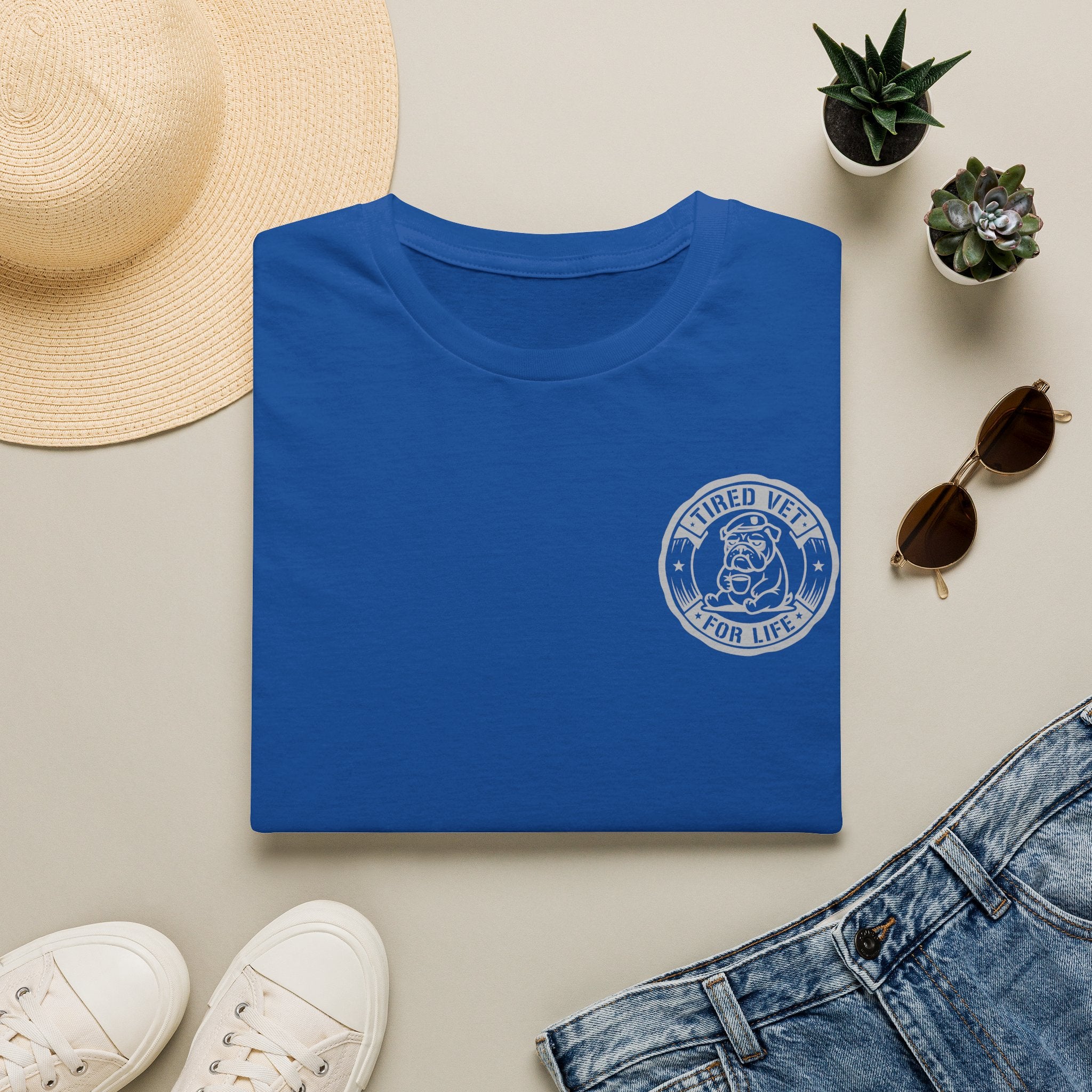 Funny Retired Veteran T-Shirt Dont Tread on My Nap Patriotic Humor Tee with Military Chest Emblem