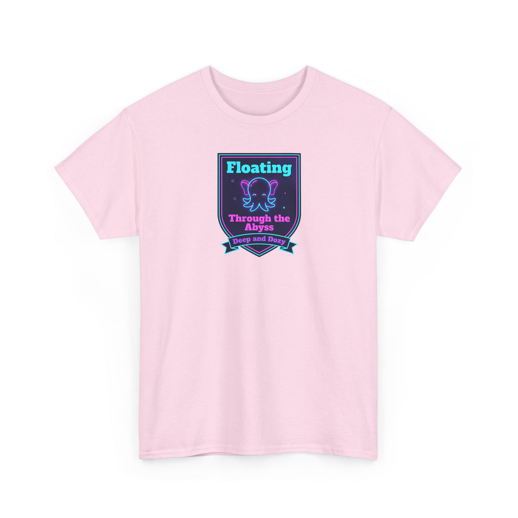 Floating Through the Abyss Tee | Neon Octopus Graphic