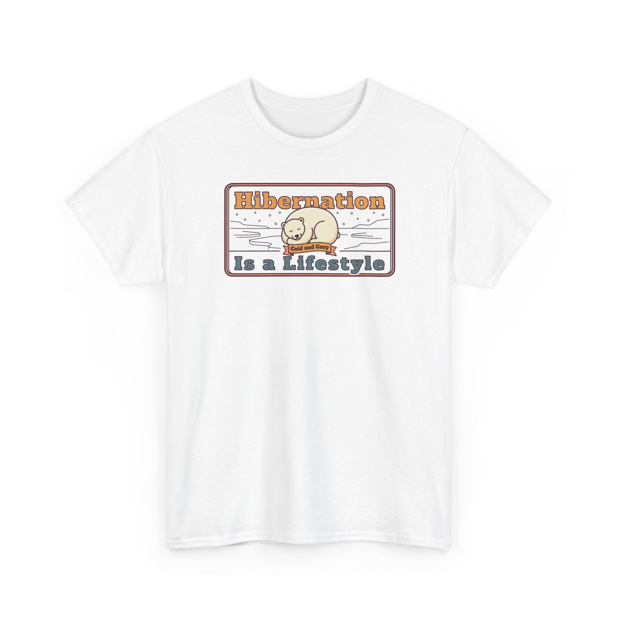 Hibernation Is a Lifestyle T-Shirt | Sloth Nap Illustration