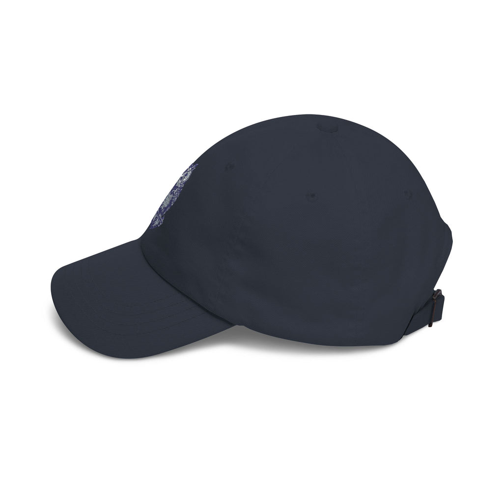 Embroidered Blue Owl Dad Cap – Classic Casual Baseball Hat