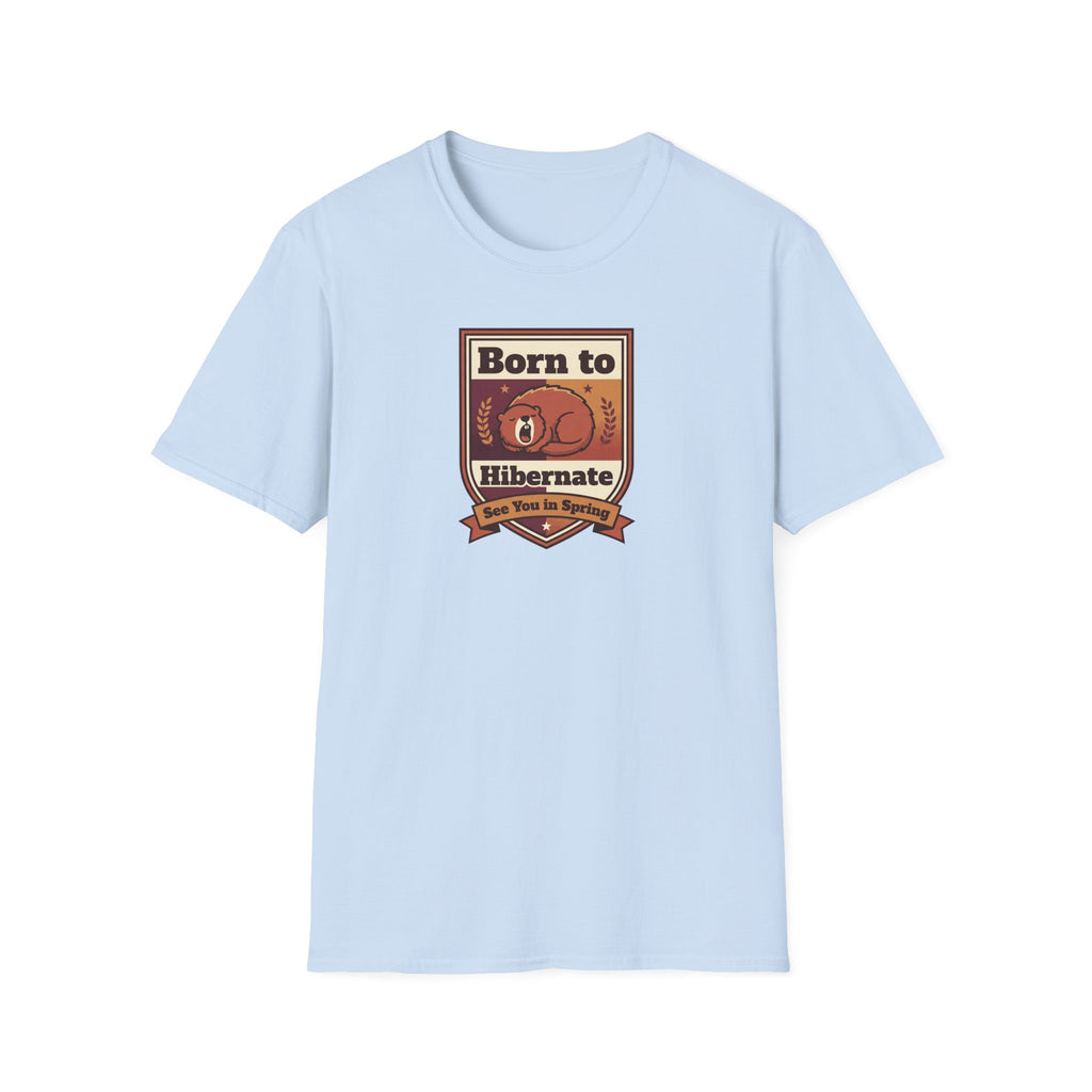 Born to Hibernate Bear graphic tee | T-Shirt, Cozy Winter Design