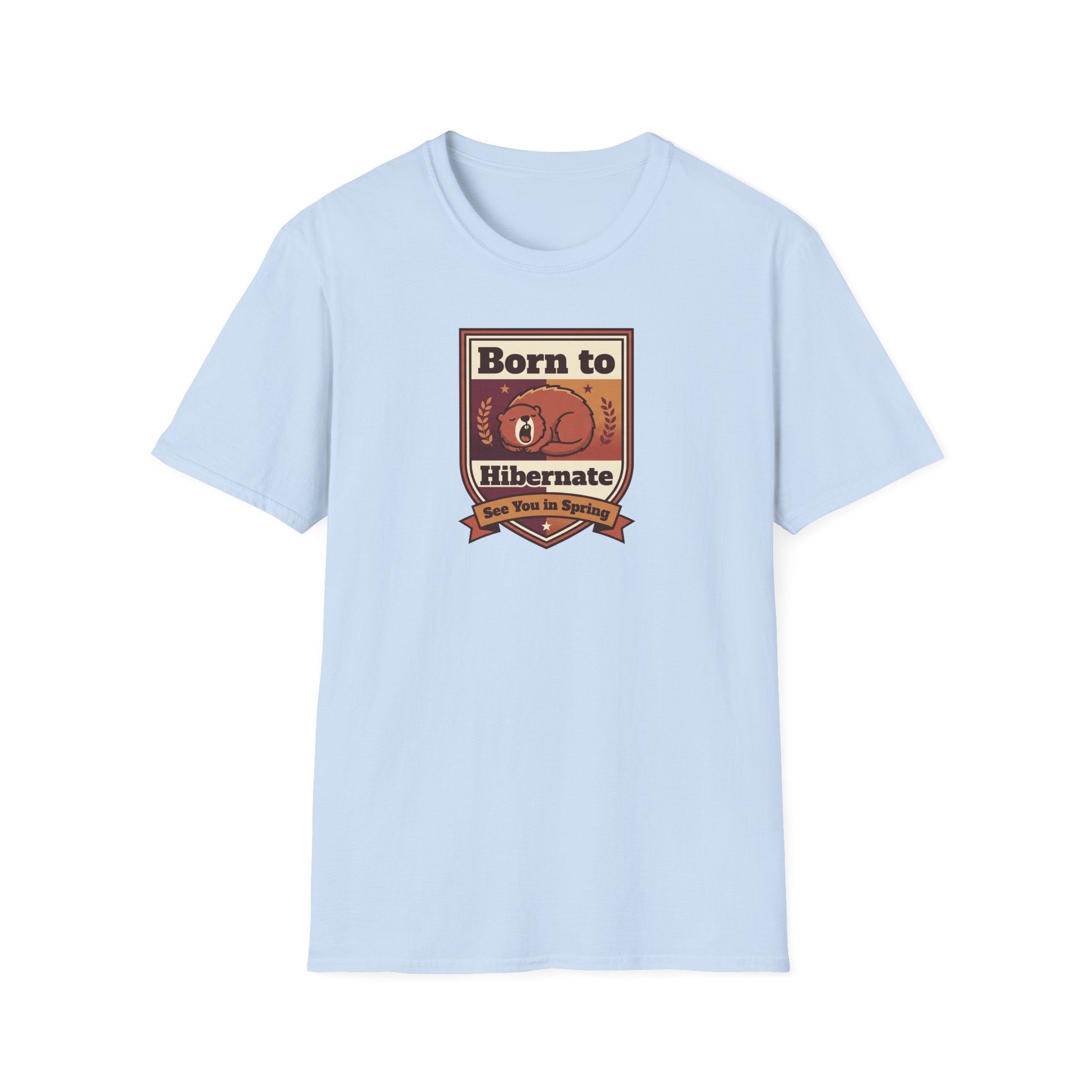Born to Hibernate Bear graphic tee | T-Shirt, Cozy Winter Design