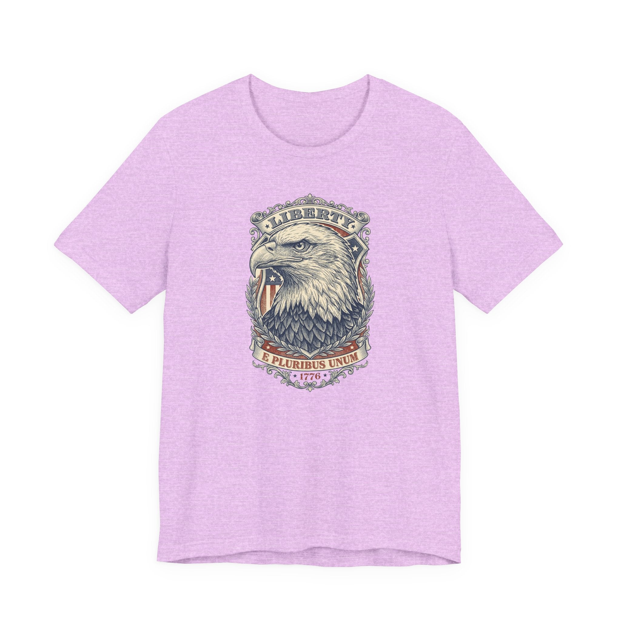 Liberty Bald Eagle tee | Eagle Head Graphic Shirt, E Pluribus Unum design