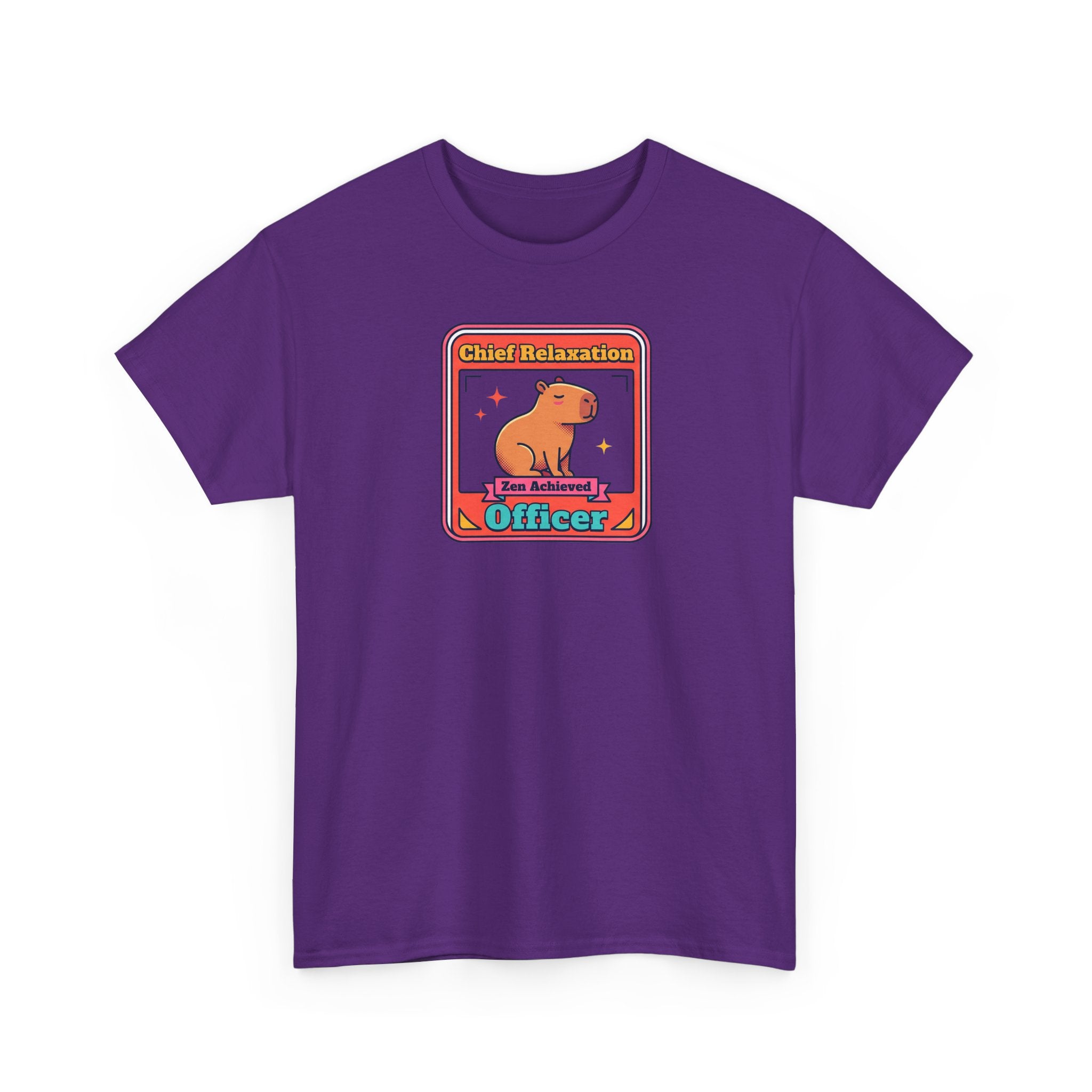 Chief Relaxation Officer T-Shirt | Funny Capybara Zen Graphic Tee
