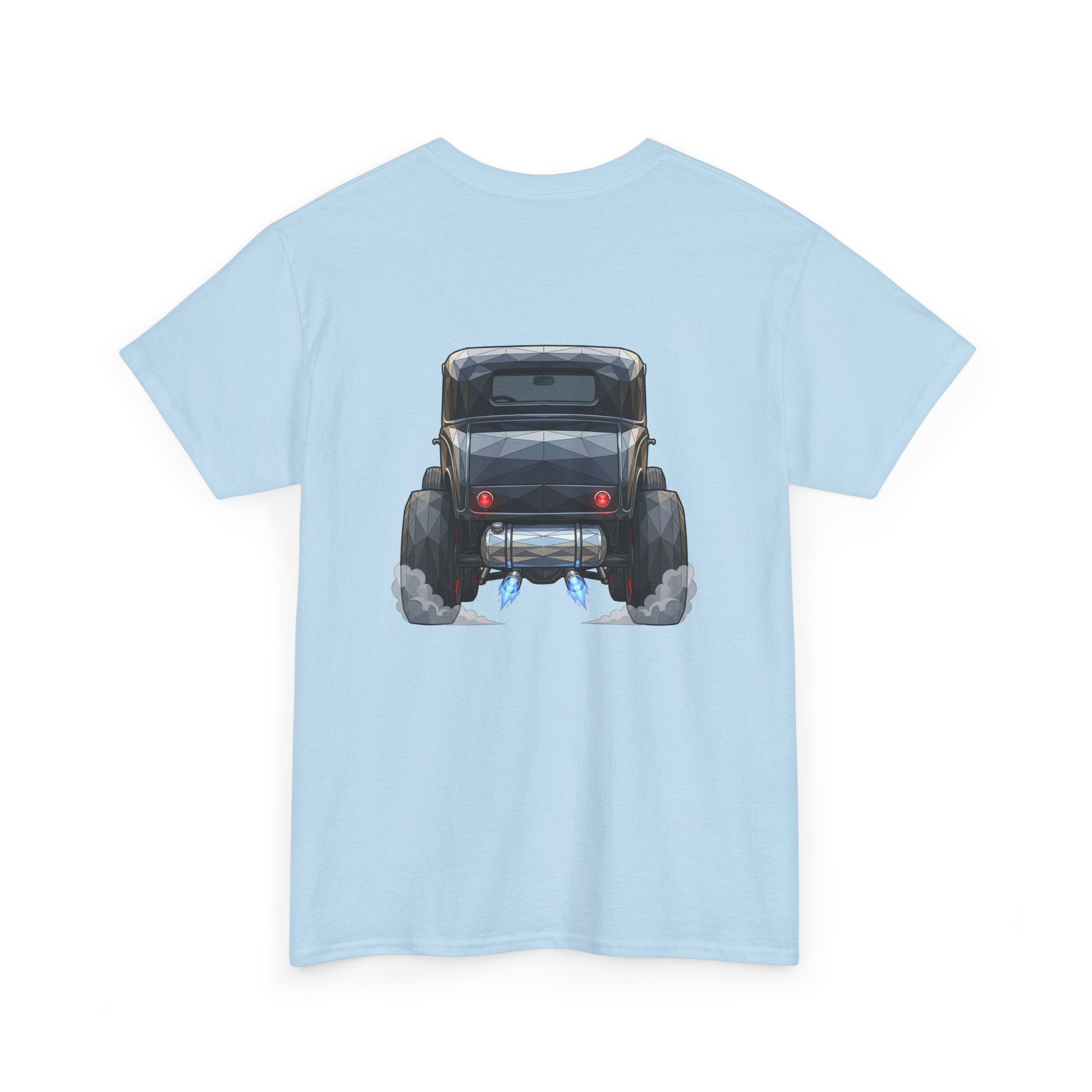Vintage Hot Rod Front and Rear Tee | Classic Car Graphic Shirt