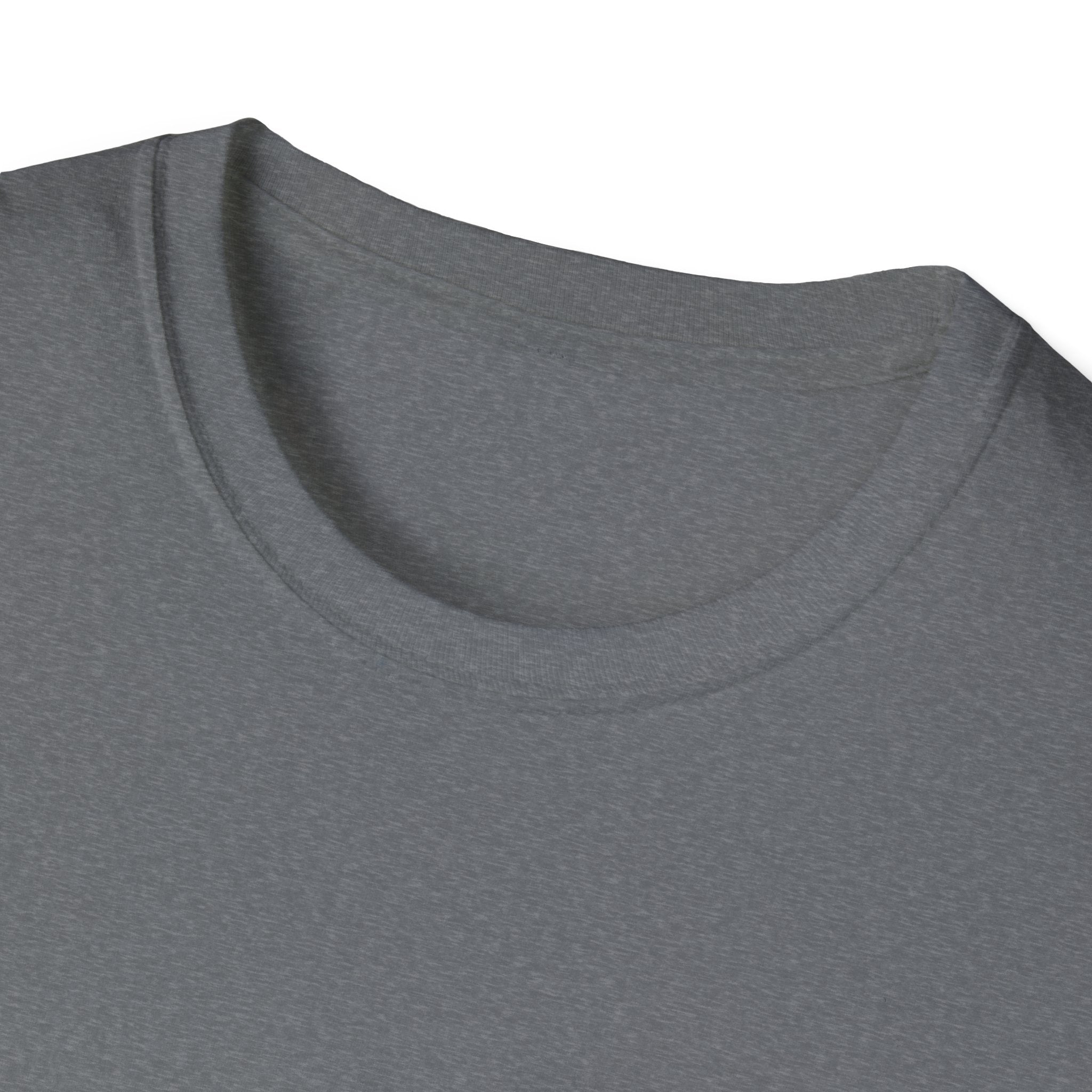 Rundhalsausschnitt am grauen Pennsylvania-T-Shirt, Druck nicht sichtbar