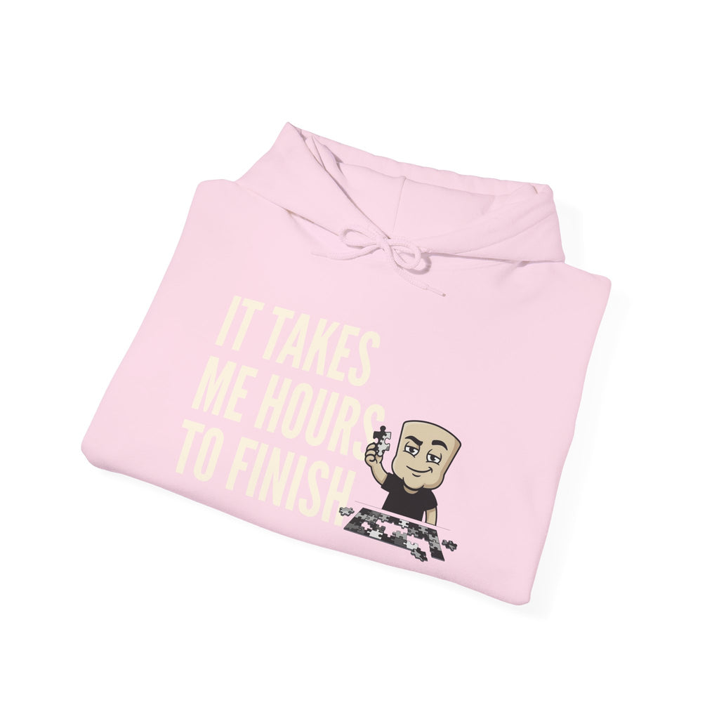 It Takes Me Hours To Finish Hoodie | Funny Chess Gift Adult Humor Naughty Graphic Sweatshirt