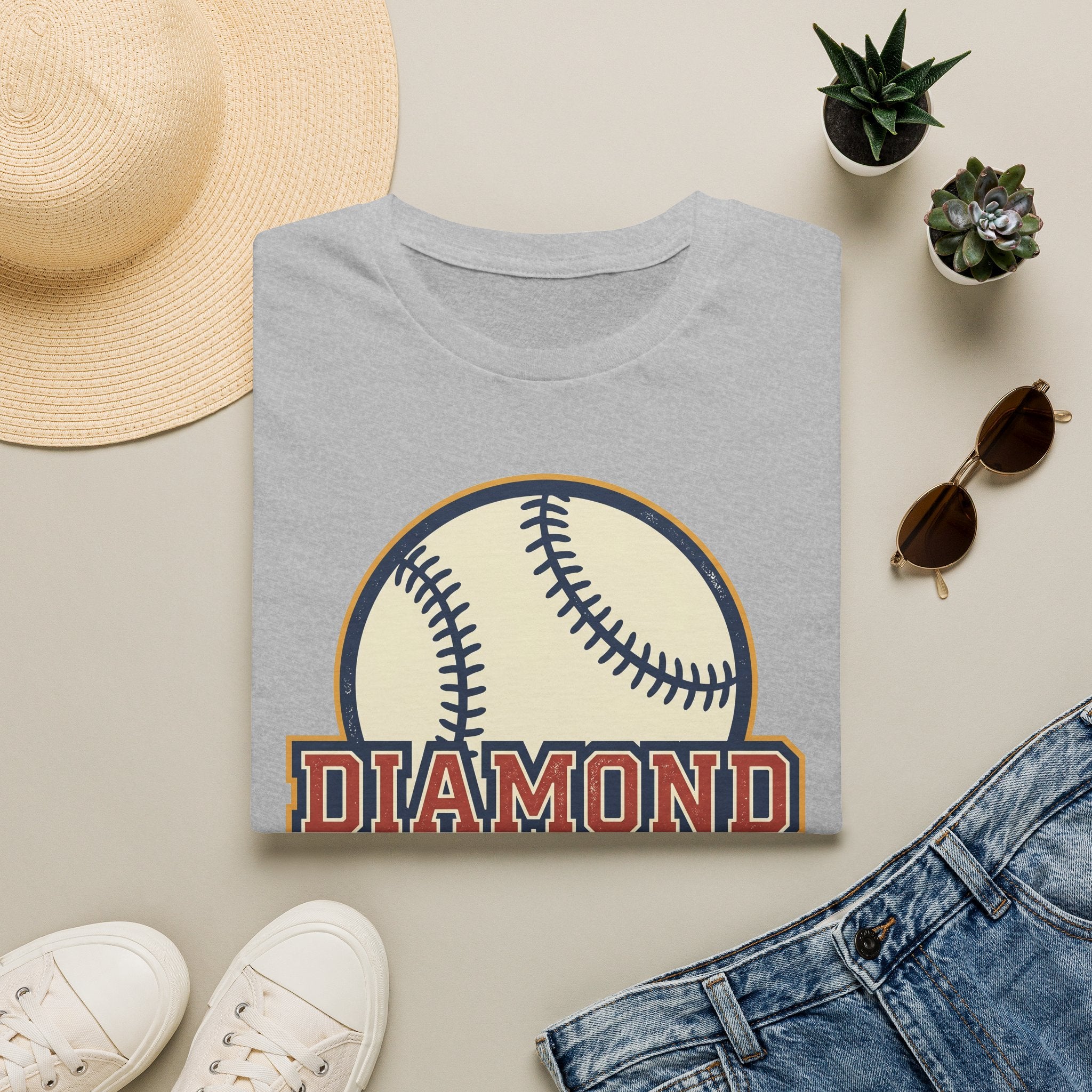 Vintage Baseball T-Shirt | Retro Softball Diamond Graphic Tee