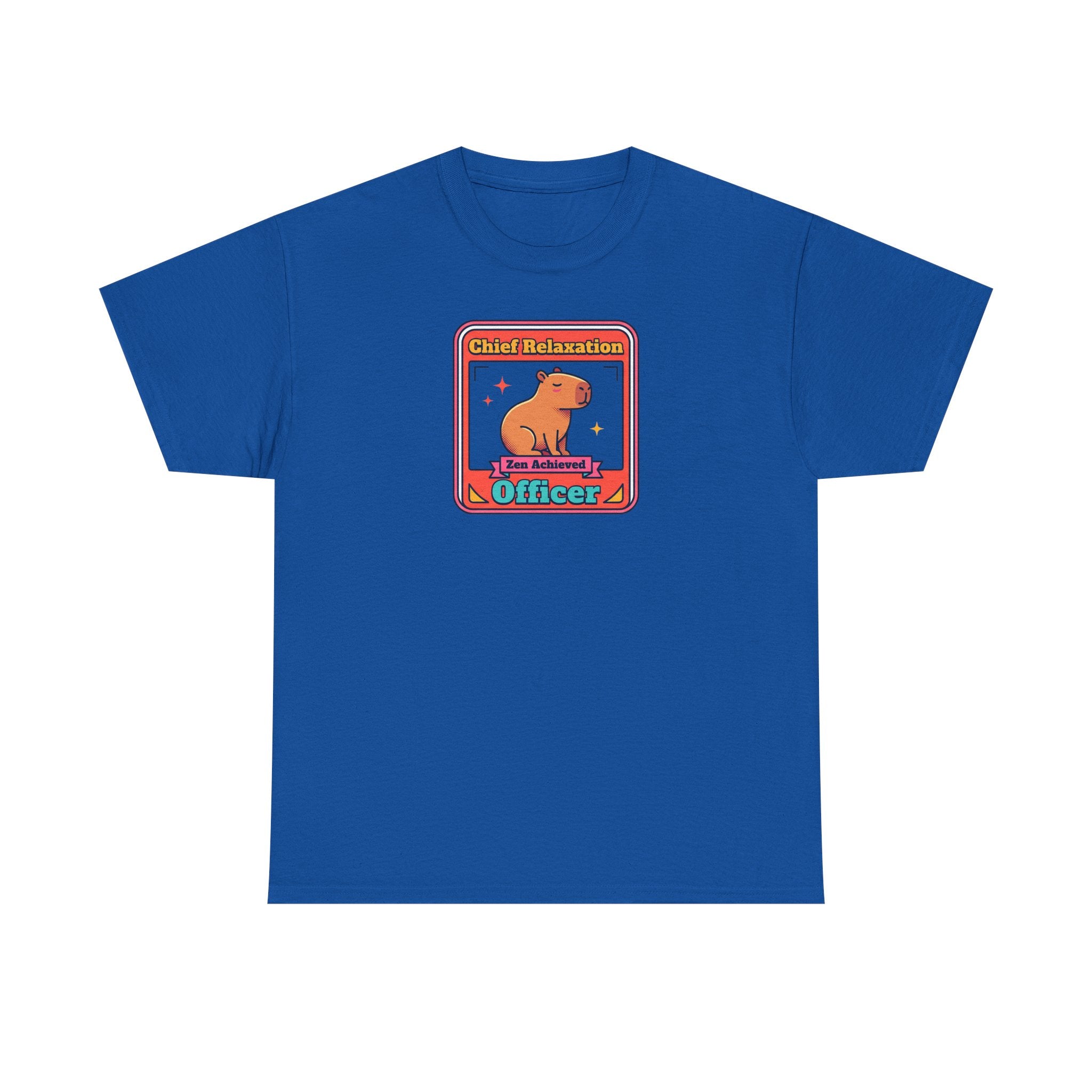 Chief Relaxation Officer T-Shirt | Funny Capybara Zen Graphic Tee