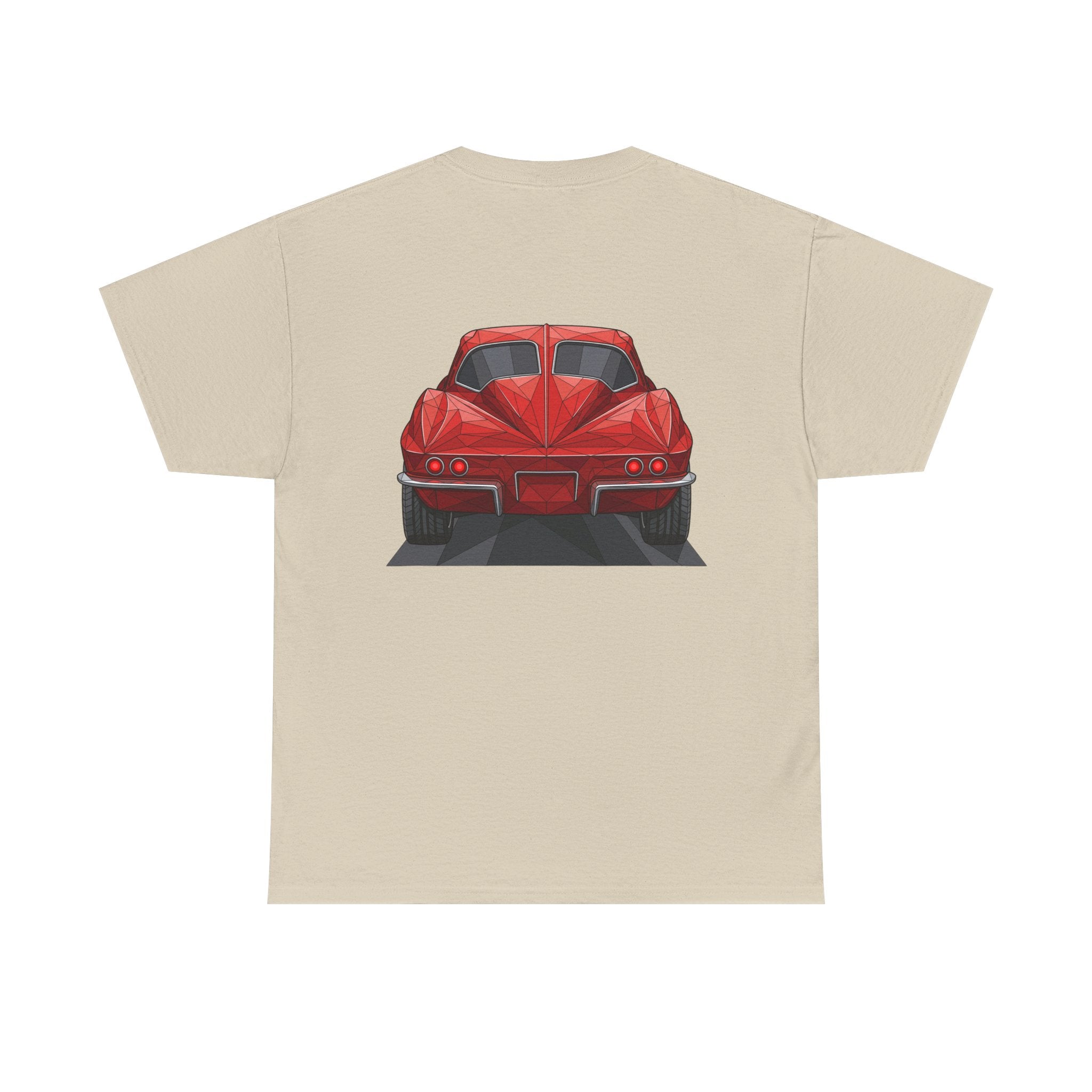 Retro Split Window Sports Coupe T-Shirt | Front and Rear View