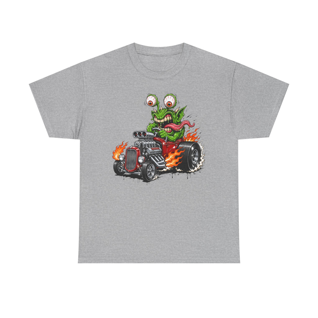 Wild-Eyed Monster Hot Rod Tee | Kustom Kulture Car Art, Unisex Retro Graphic T-Shirt Gift