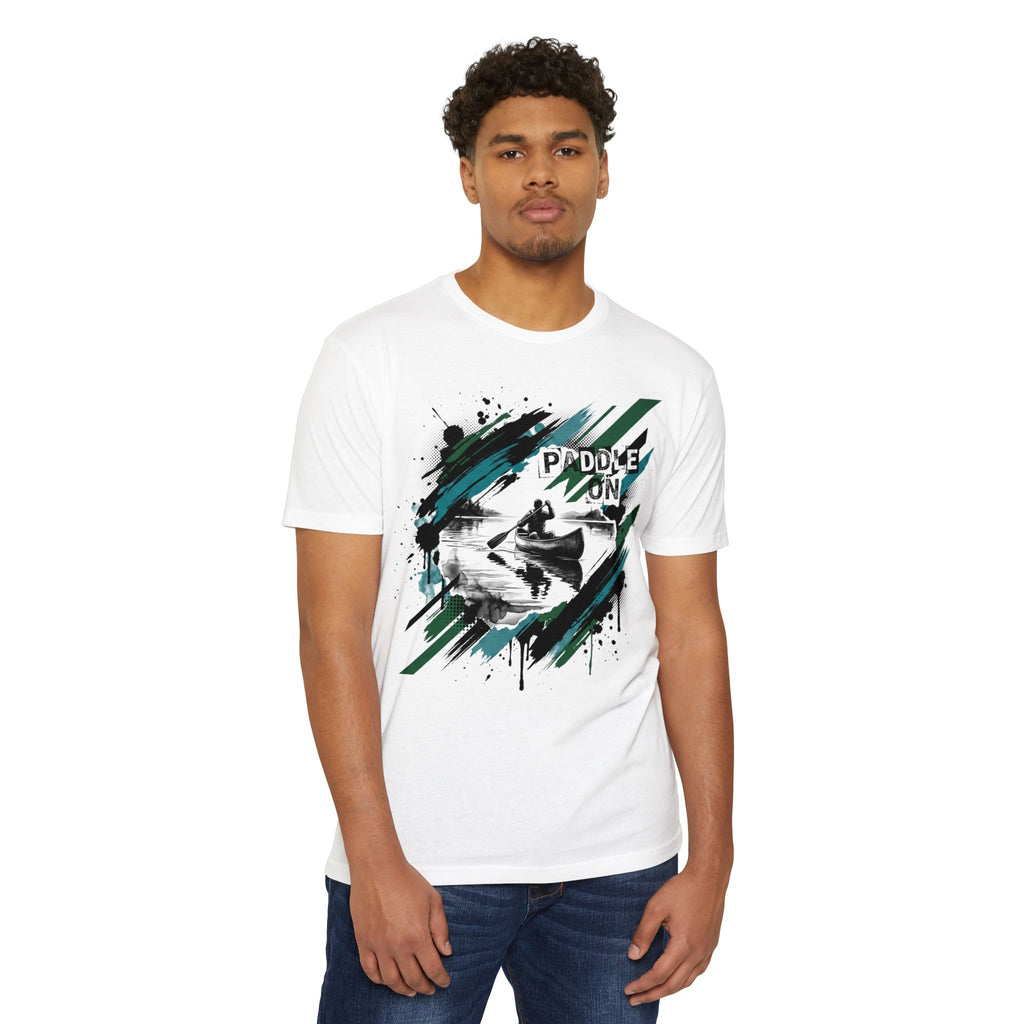 Kayaker T-Shirt Paddle On Kayaking Canoe Graphic Tee Water Sports Paddler Gift Outdoor Adventure Unisex