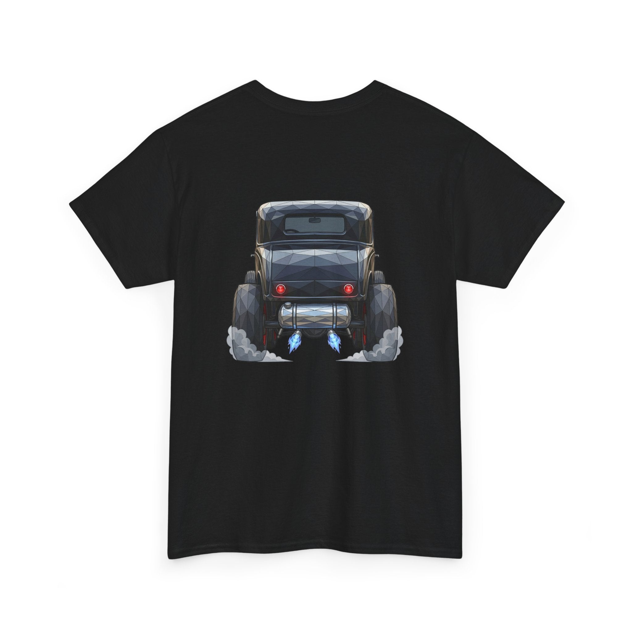 Vintage Hot Rod Front and Rear Tee | Classic Car Graphic Shirt