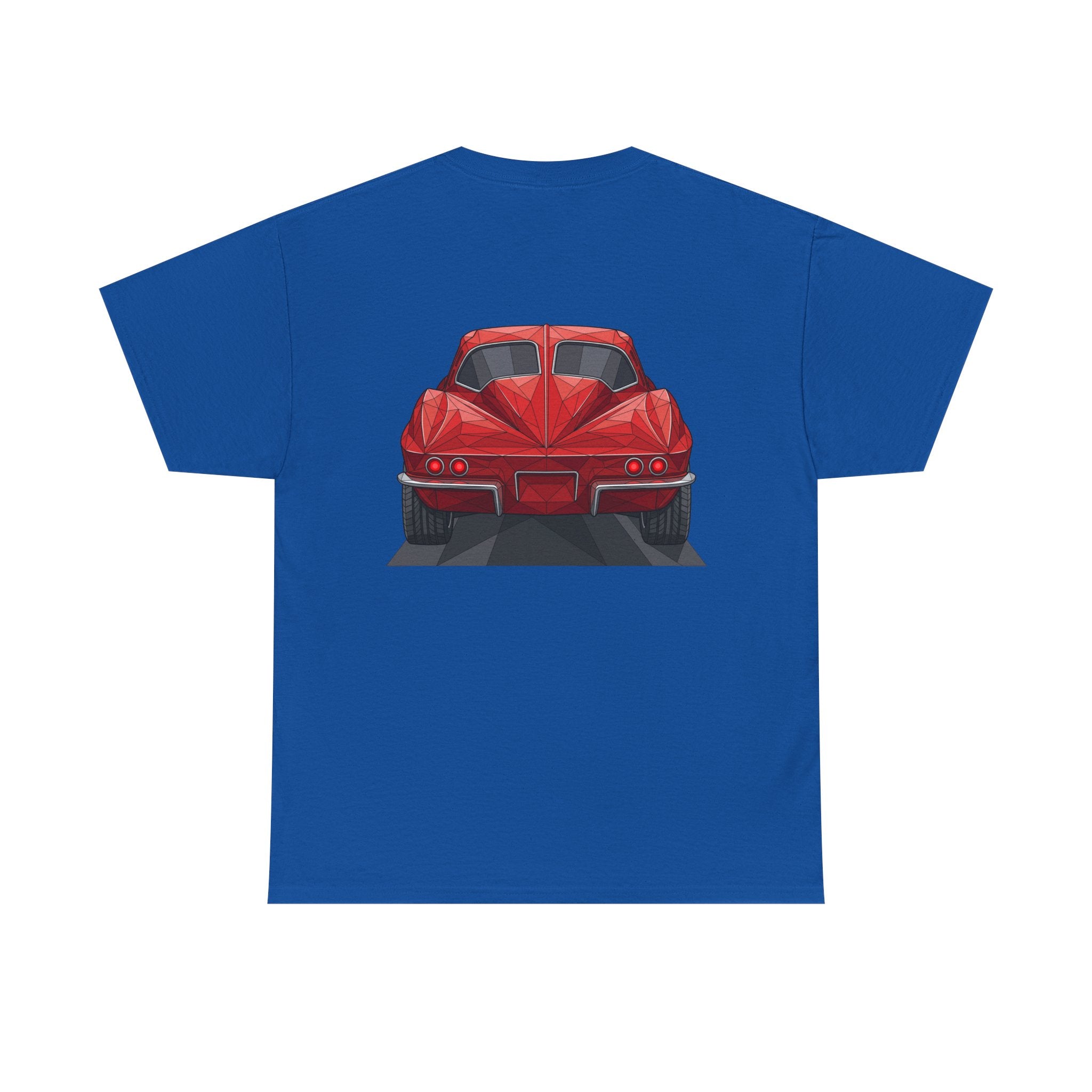 Retro Split Window Sports Coupe T-Shirt | Front and Rear View