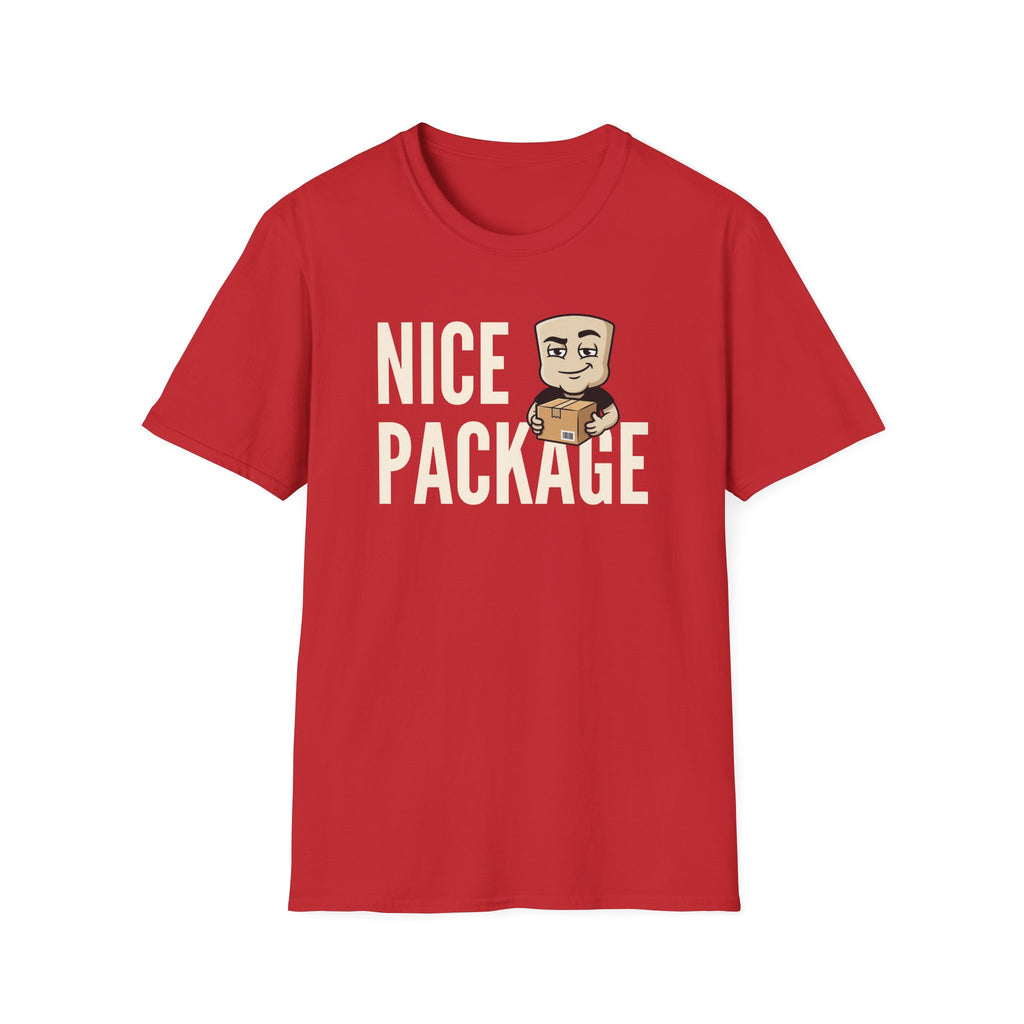 Nice Package T-Shirt, Funny Delivery Driver Tee, Mailman Postal Worker Gift Shirt, Sarcastic Adult Humor Tee Men & Women
