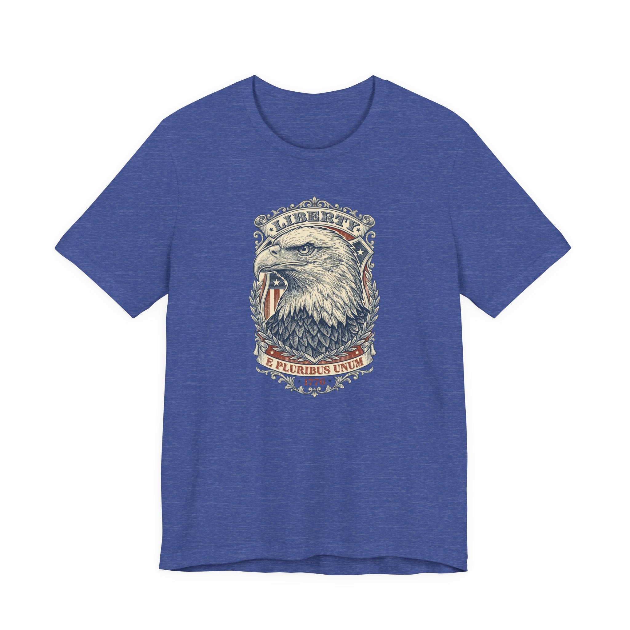 Liberty Bald Eagle tee | Eagle Head Graphic Shirt, E Pluribus Unum design
