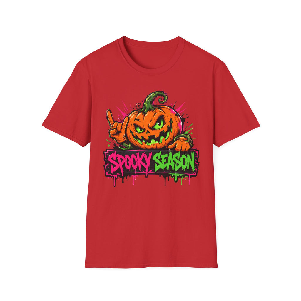 Spooky Season Pumpkin Jack-O-Lantern T-Shirt | Halloween Graphic Tee | Fall Vibes Shirt | Trick or Treat Tee | Pumpkin Lover Gift