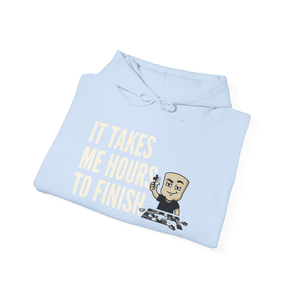 It Takes Me Hours To Finish Hoodie | Funny Chess Gift Adult Humor Naughty Graphic Sweatshirt