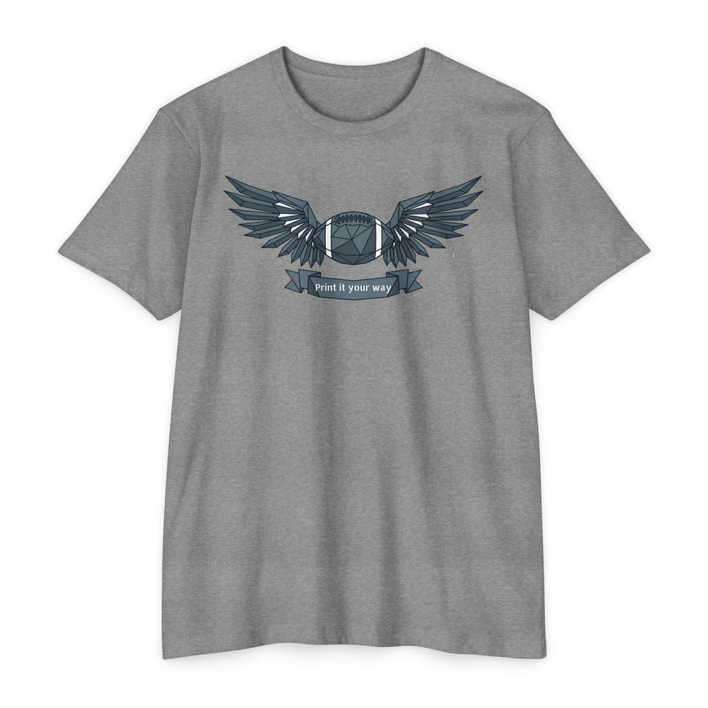 Custom Camera T-Shirt Personalized Winged Camera Emblem Tee Add Your Name or Motto Photographer Gift