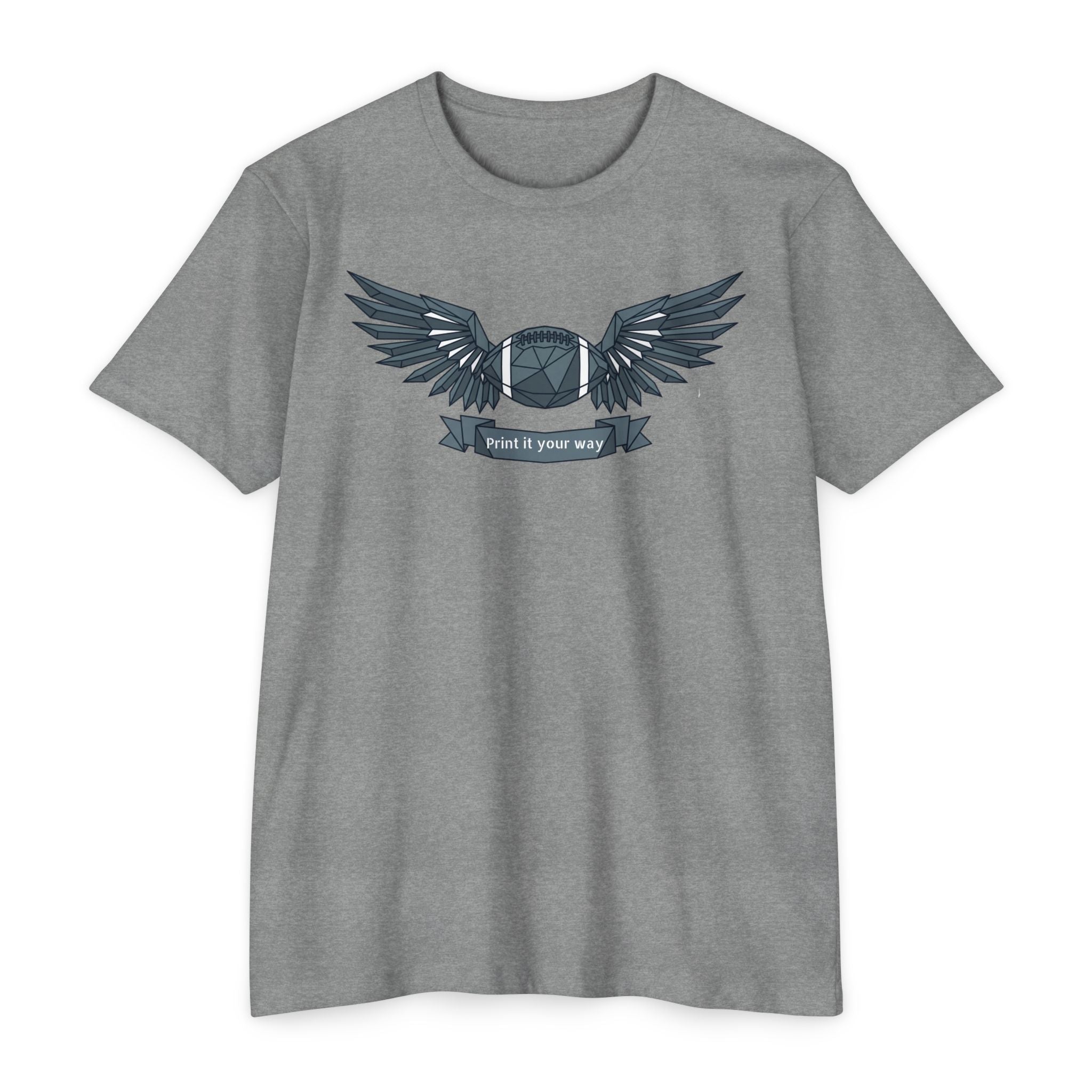 Custom Camera T-Shirt Personalized Winged Camera Emblem Tee Add Your Name or Motto Photographer Gift
