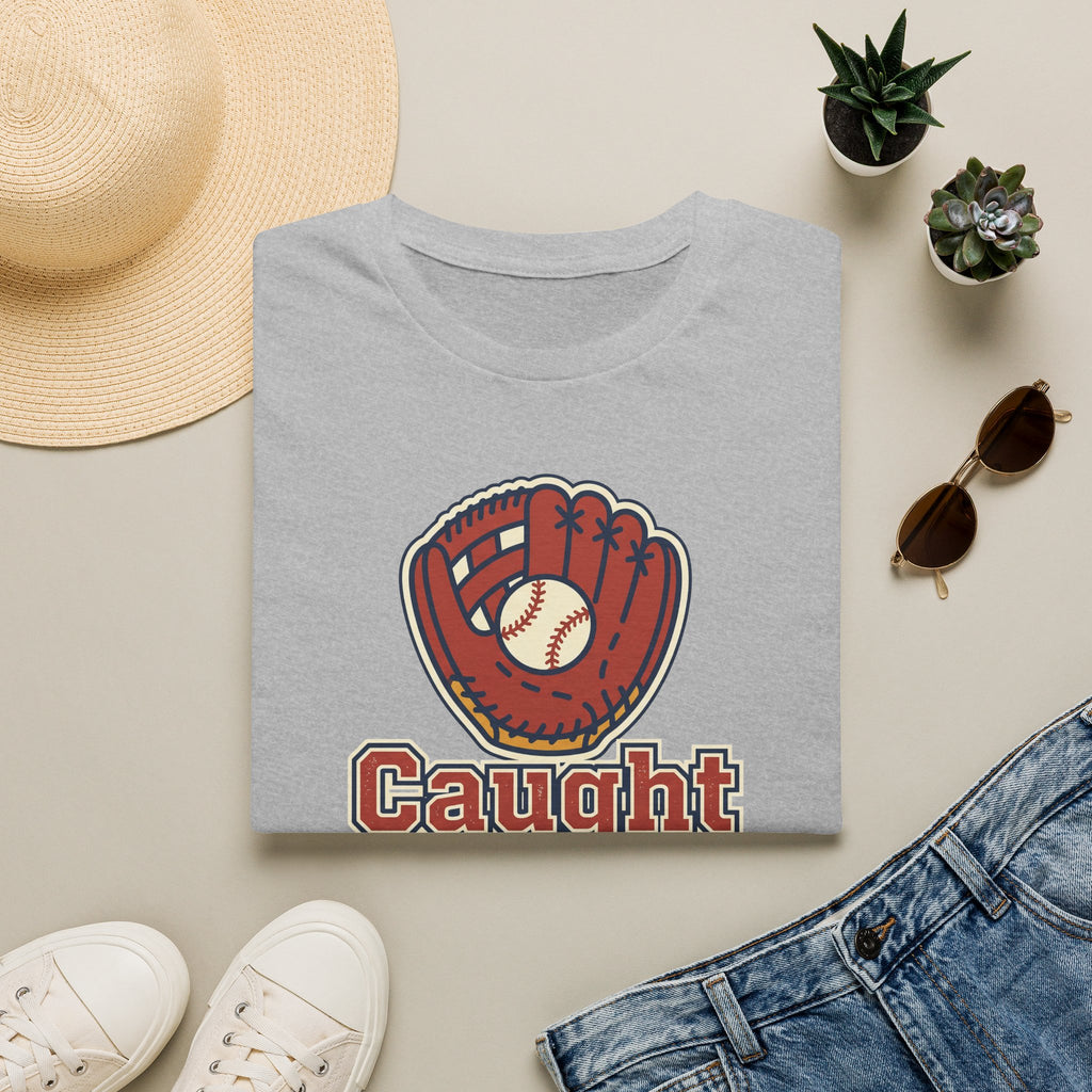 Baseball T-Shirt | Vintage Caught Looking Glove Graphic Tee