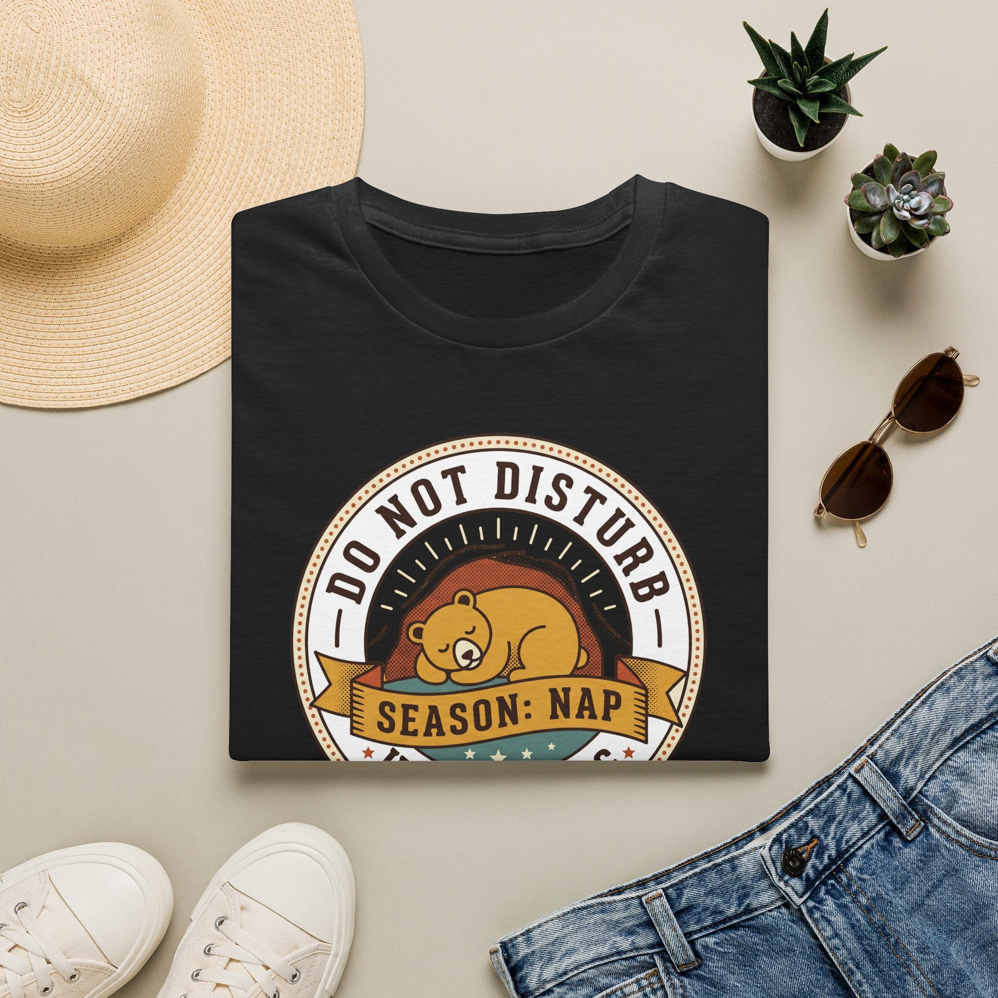 Do Not Disturb Season: Nap T-Shirt | Hibernating Bear Design