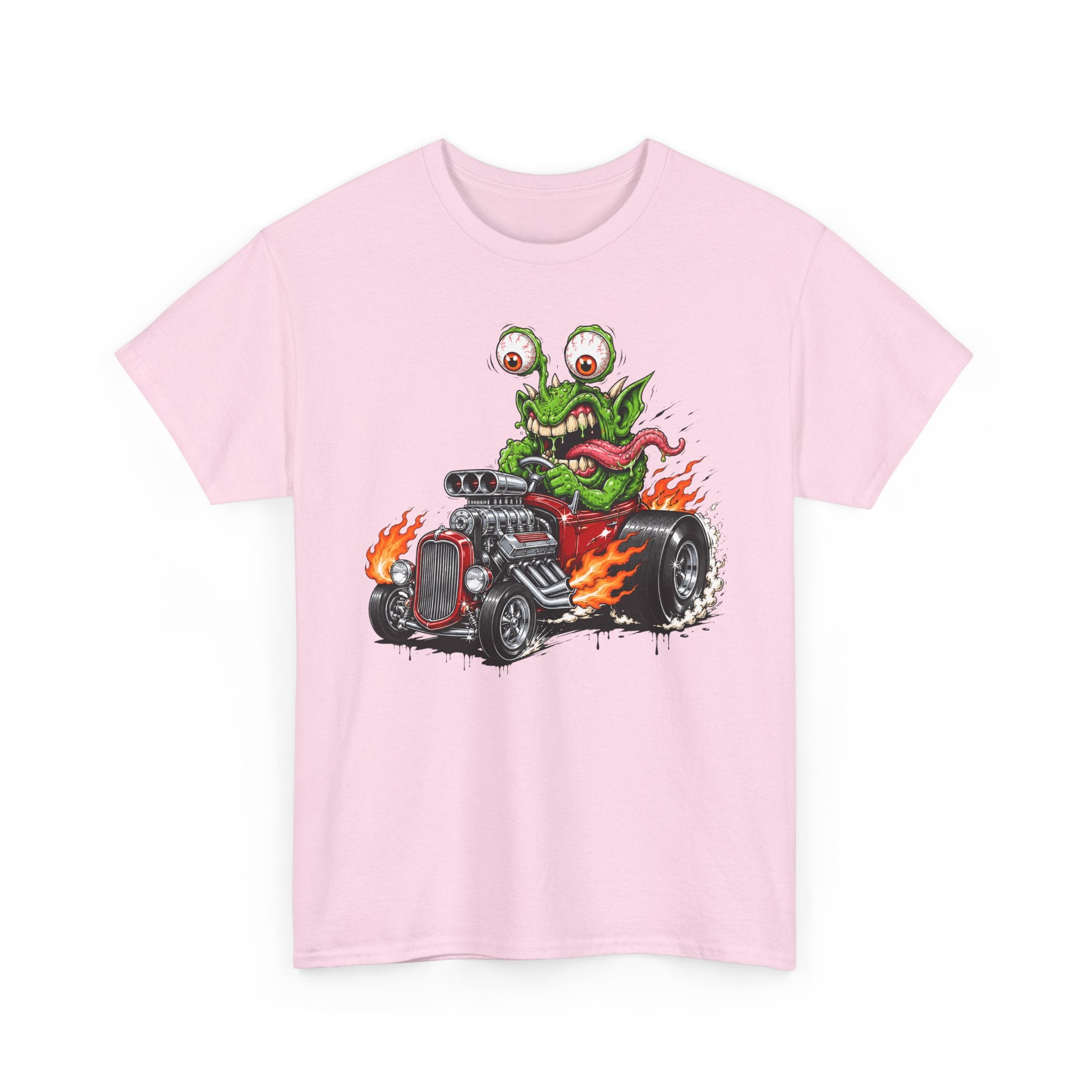 Wild-Eyed Monster Hot Rod Tee | Kustom Kulture Car Art, Unisex Retro Graphic T-Shirt Gift