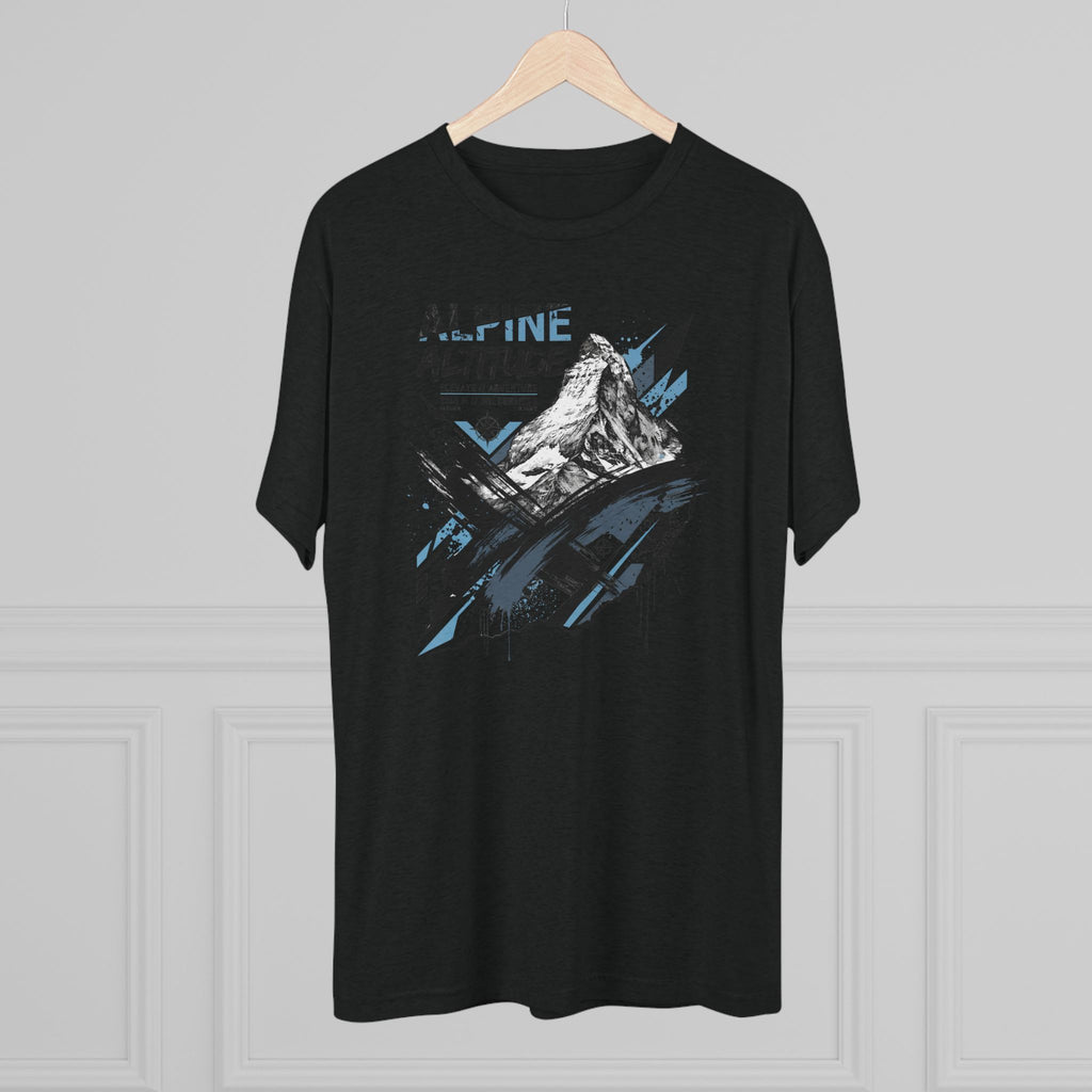 Alpine Altitude T-Shirt Mountain Peak Illustration Graphic Tee Hiking Gift Outdoor Nature Adventure Unisex