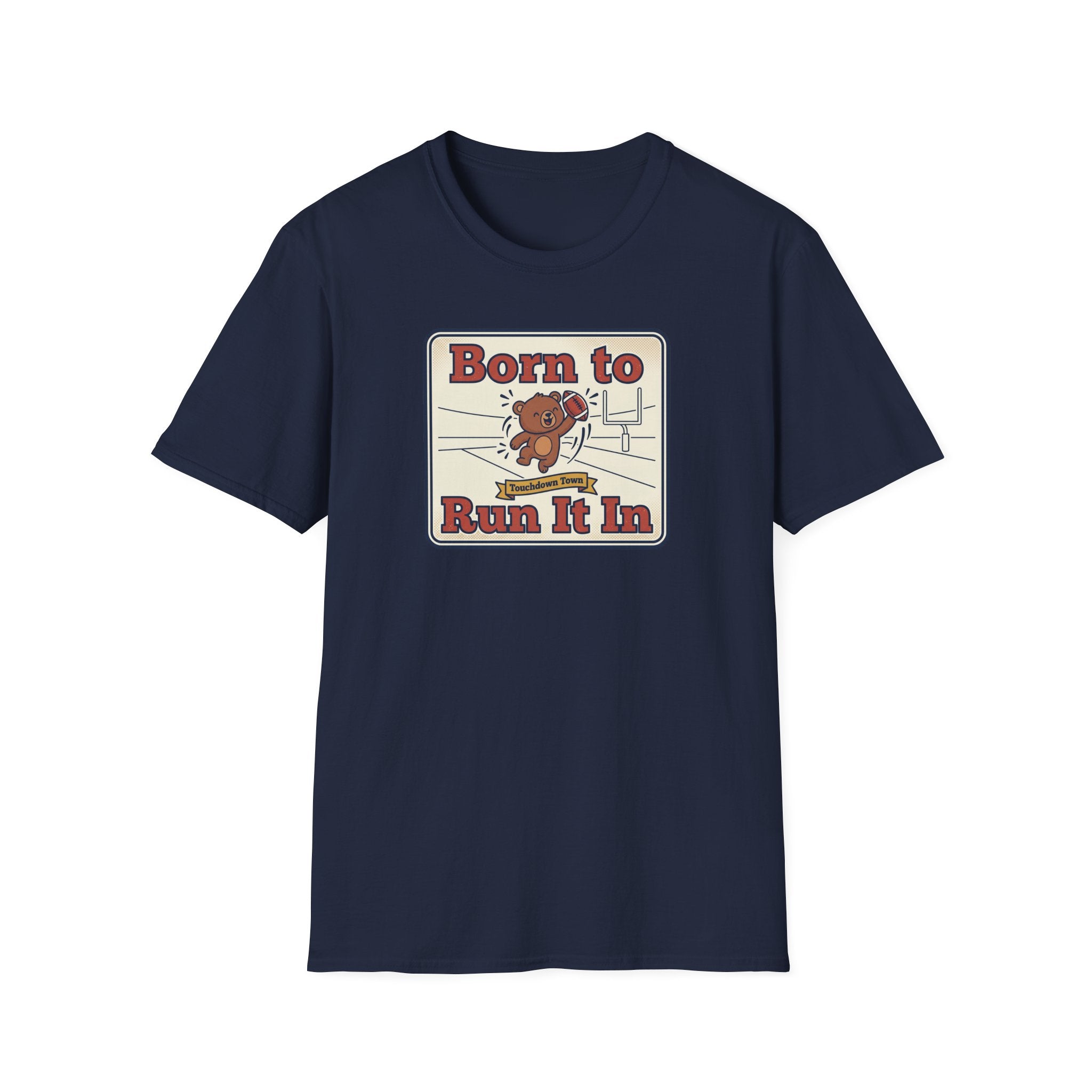 Funny Sports Bear T-Shirt | Cute Game Day Humor Graphic Tee