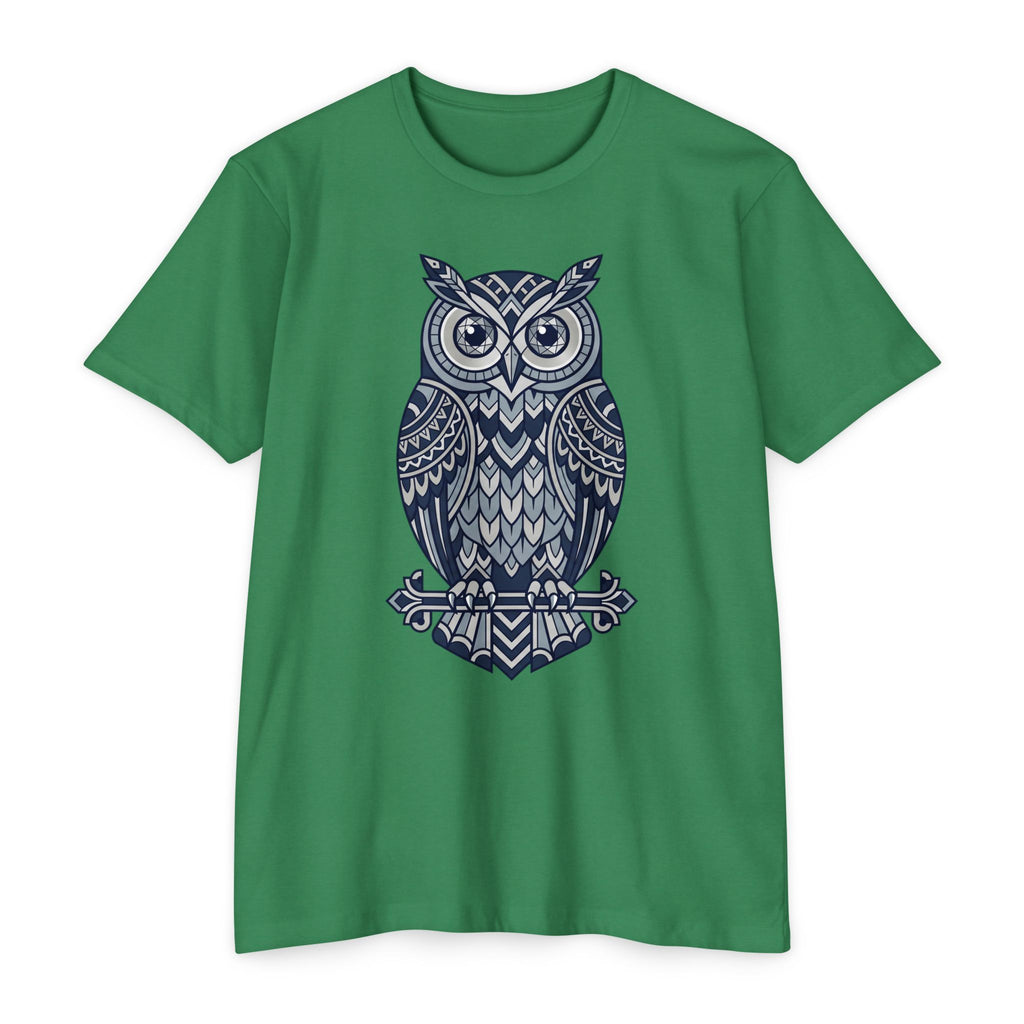 Owl T-Shirt Tribal Boho Woodland Illustration Graphic Tee Owl Lover Gift Nature Art Unisex