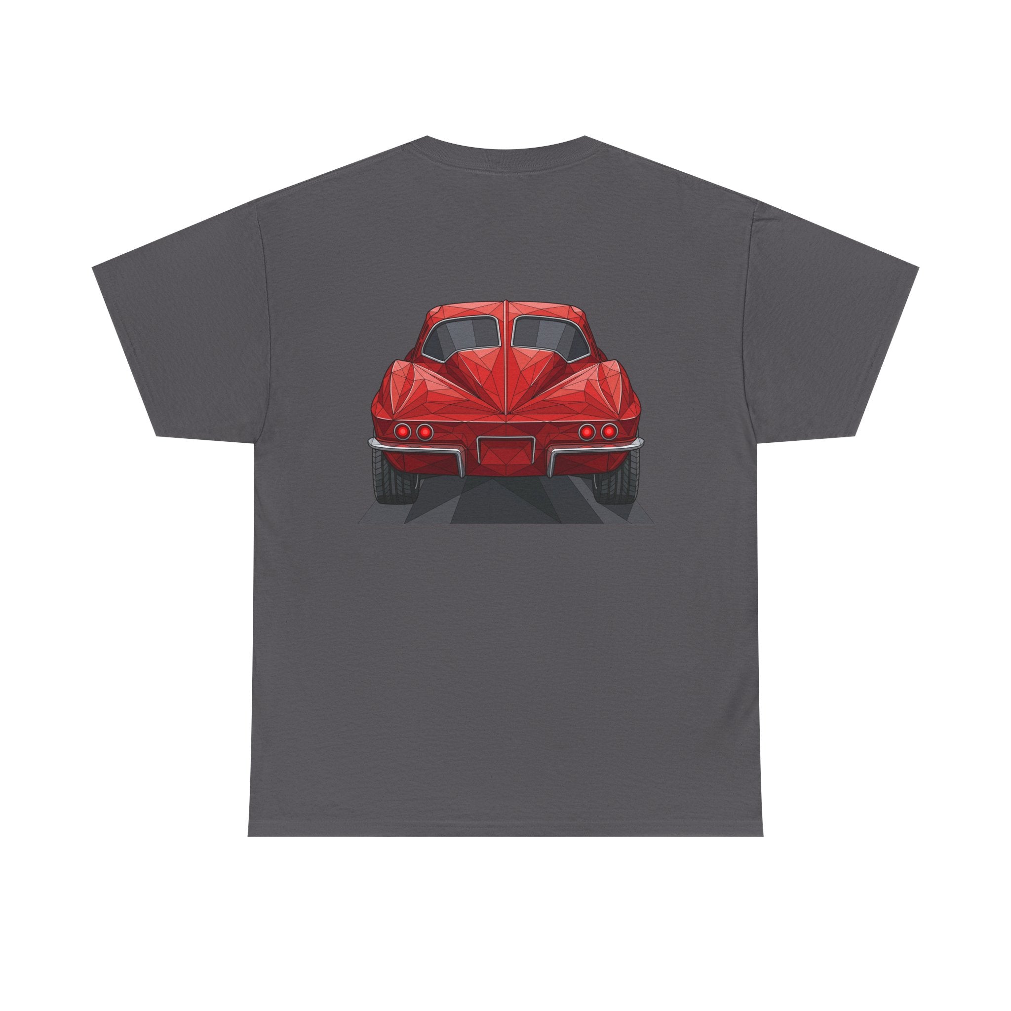 Retro Split Window Sports Coupe T-Shirt | Front and Rear View