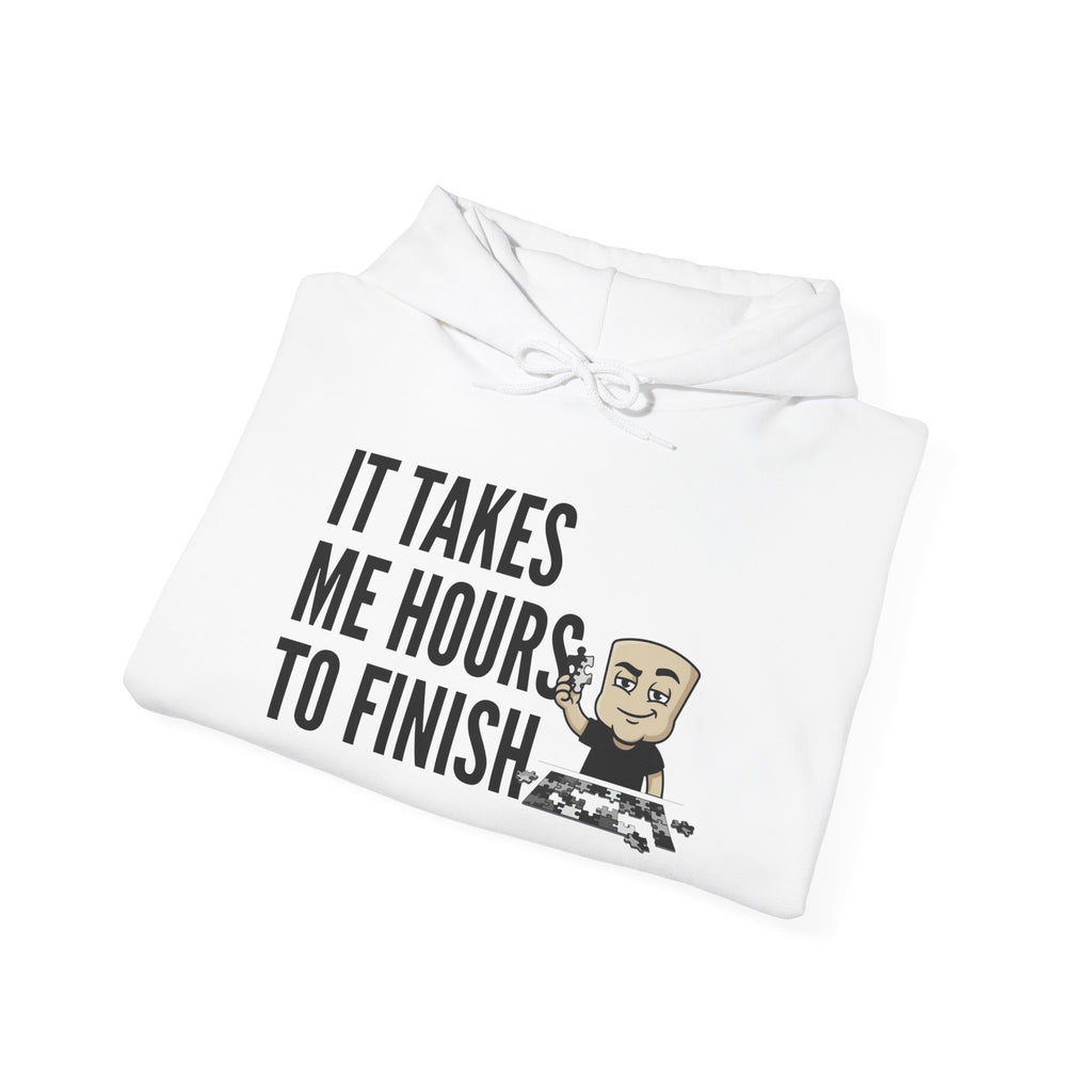 It Takes Me Hours To Finish Hoodie | Funny Chess Gift Adult Humor Naughty Graphic Sweatshirt